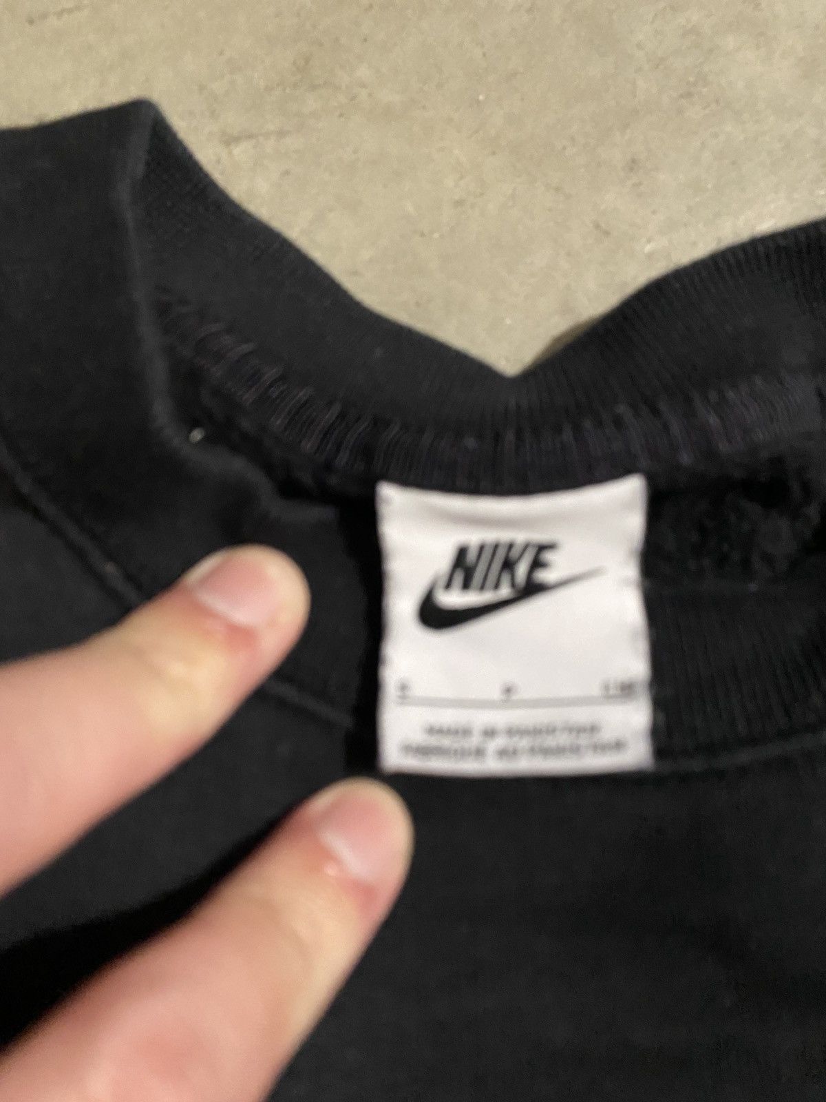 Nike × Stussy Black Stussy Nike Crewneck Size US S / EU 44-46 / 1 - 2 Thumbnail