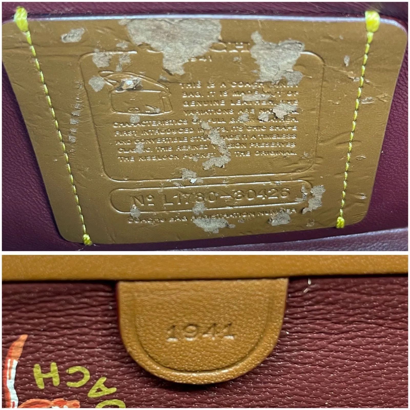 Coach Coach Dinky Crossbody Pink Embossed Kisslock Size ONE SIZE - 2 Thumbnail