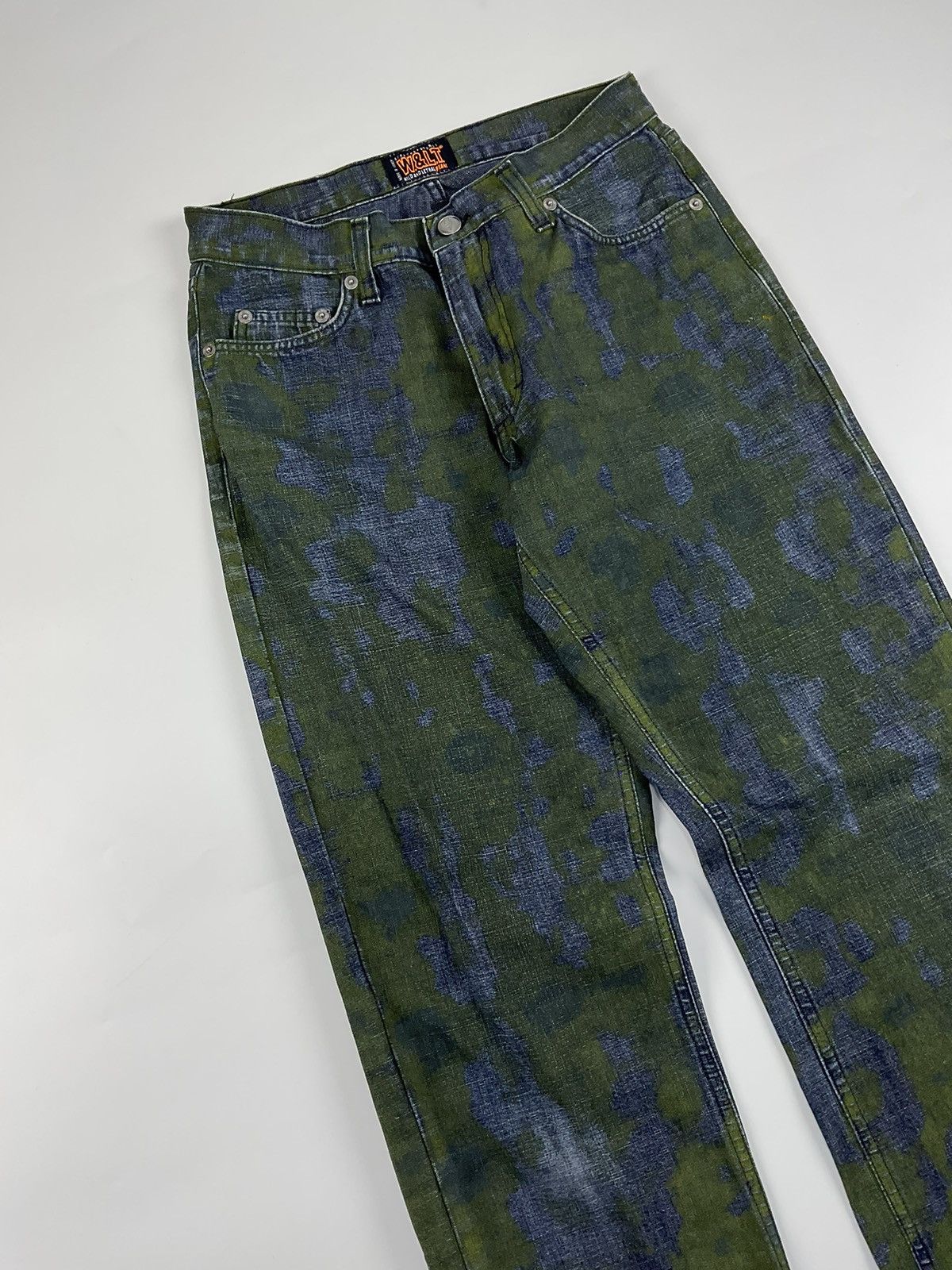 Walter Van Beirendonck Walter Van Beirendonck Hand Painted Moss Jeans Size US 28 / EU 44 - 3 Thumbnail