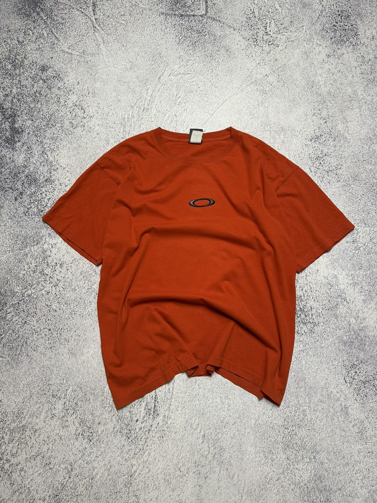 Oakley Vintage 90s Oakley Software Big Logo T shirt Made in USA