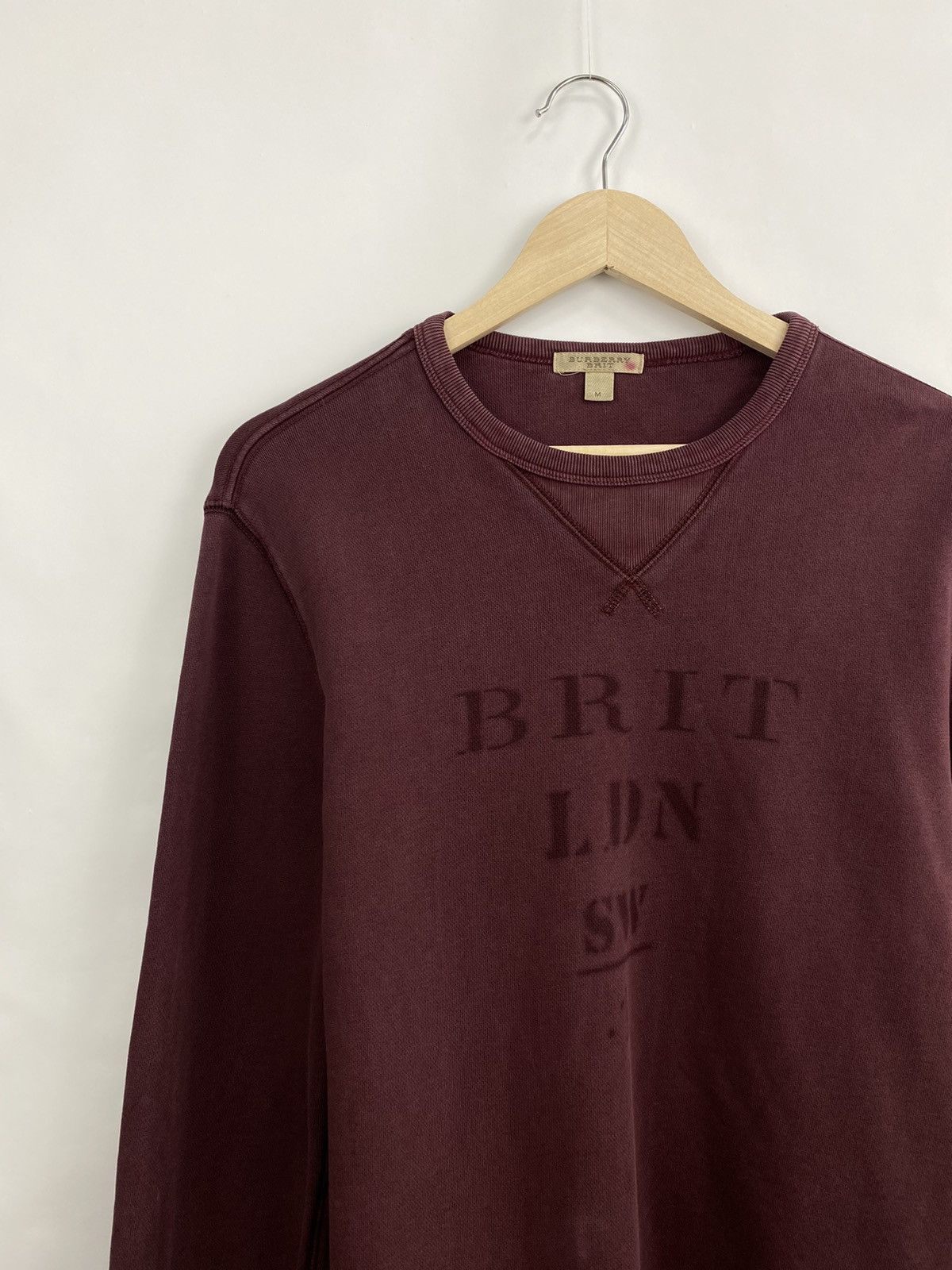 Burberry 🇬🇧 Burberry Brit London Sweatshirt Rare Retro Y2K Hype Size US M / EU 48-50 / 2 - 3 Thumbnail