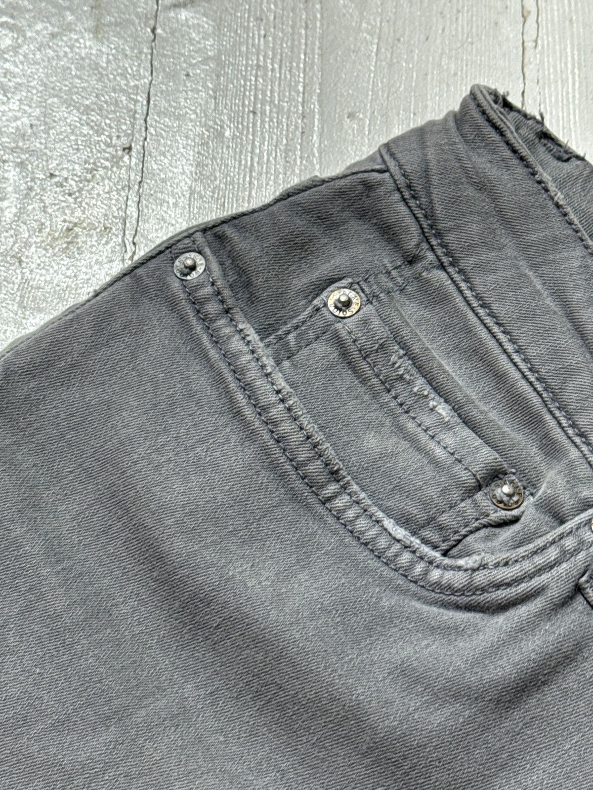 Acne Studios VINTAGE ACNE STUDIOS SKIN 5 USED GREY JEANS Size 29" - 5 Thumbnail