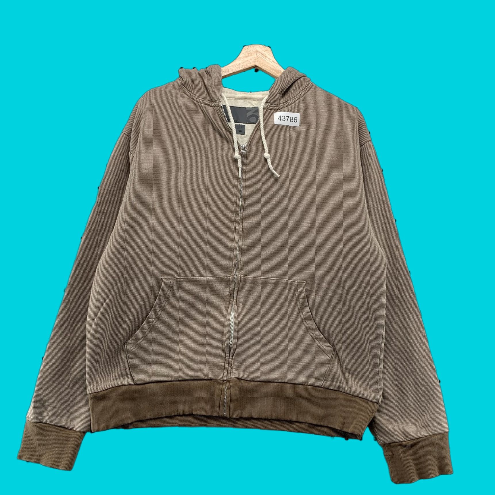 Old Navy Old Navy Hoodie Sweatshirt Mens Large Brown Thermal Lined Hooded Heavyweight Size US L / EU 52-54 / 3 - 1 Thumbnail