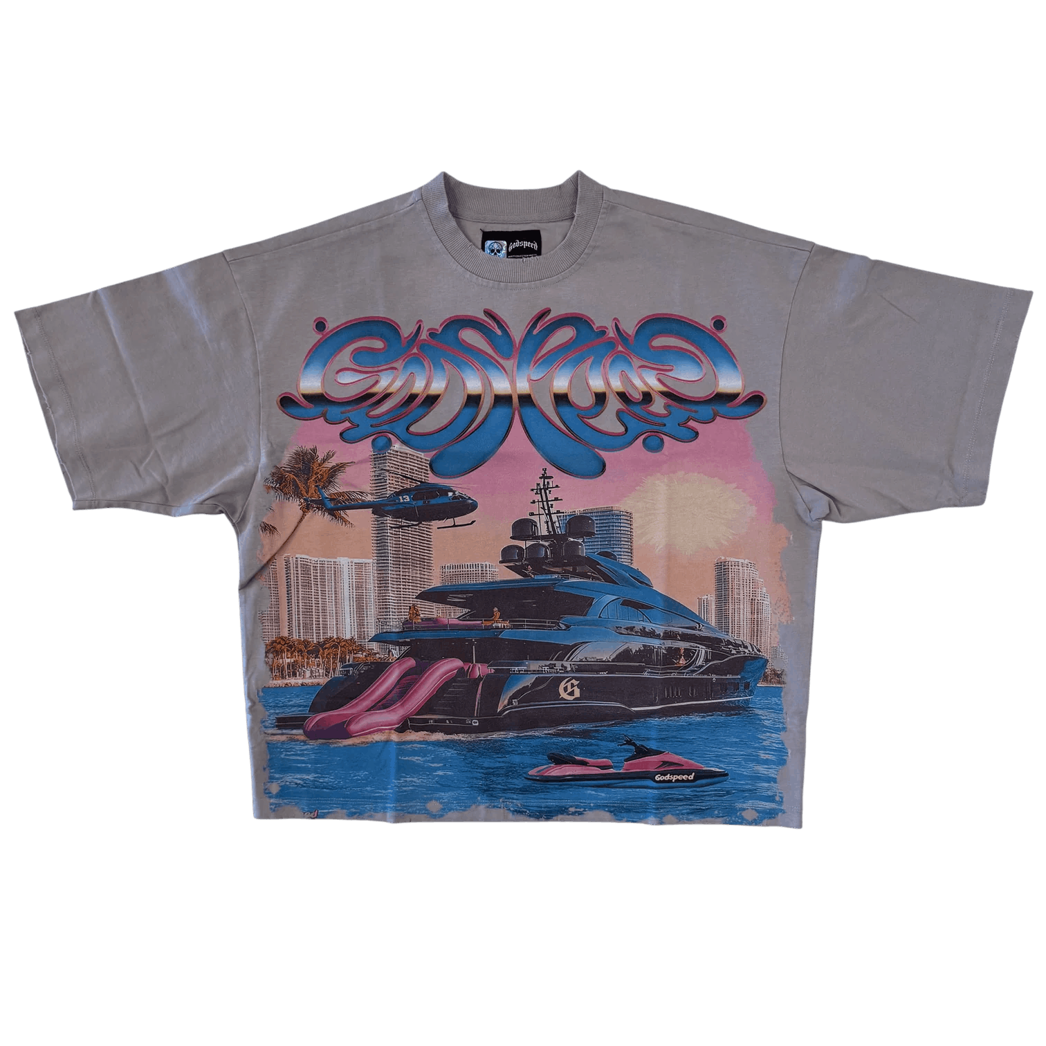 Godspeed Godspeed Memento Vivere T-Shirt "Stone" Size US S / EU 44-46 / 1 - 1 Thumbnail