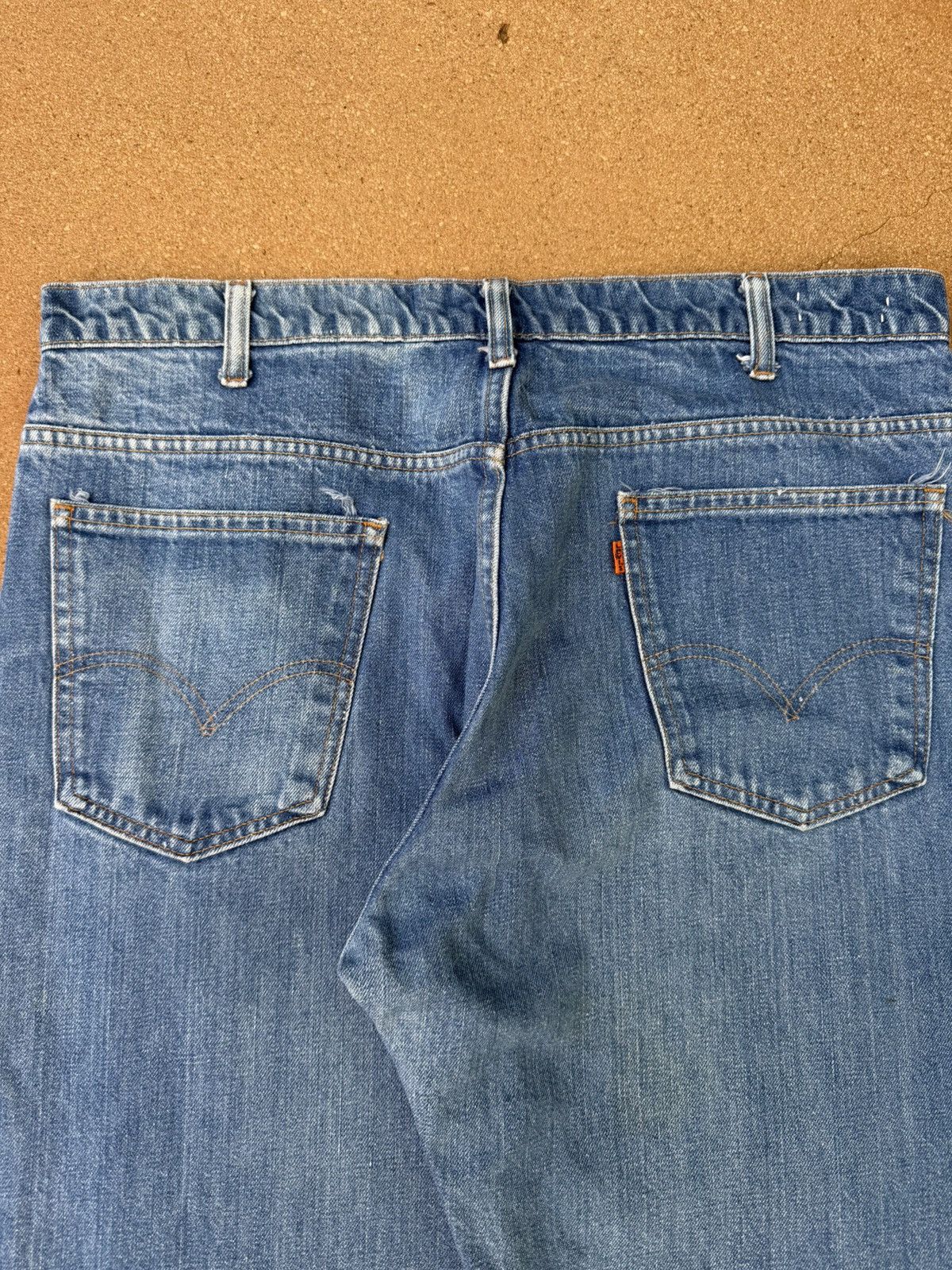 Levi's Vtg 70’s Levi’s 646 Orange Tab Bellbottom Flare Jeans 38x30 Size US 38 / EU 54 - 7 Thumbnail