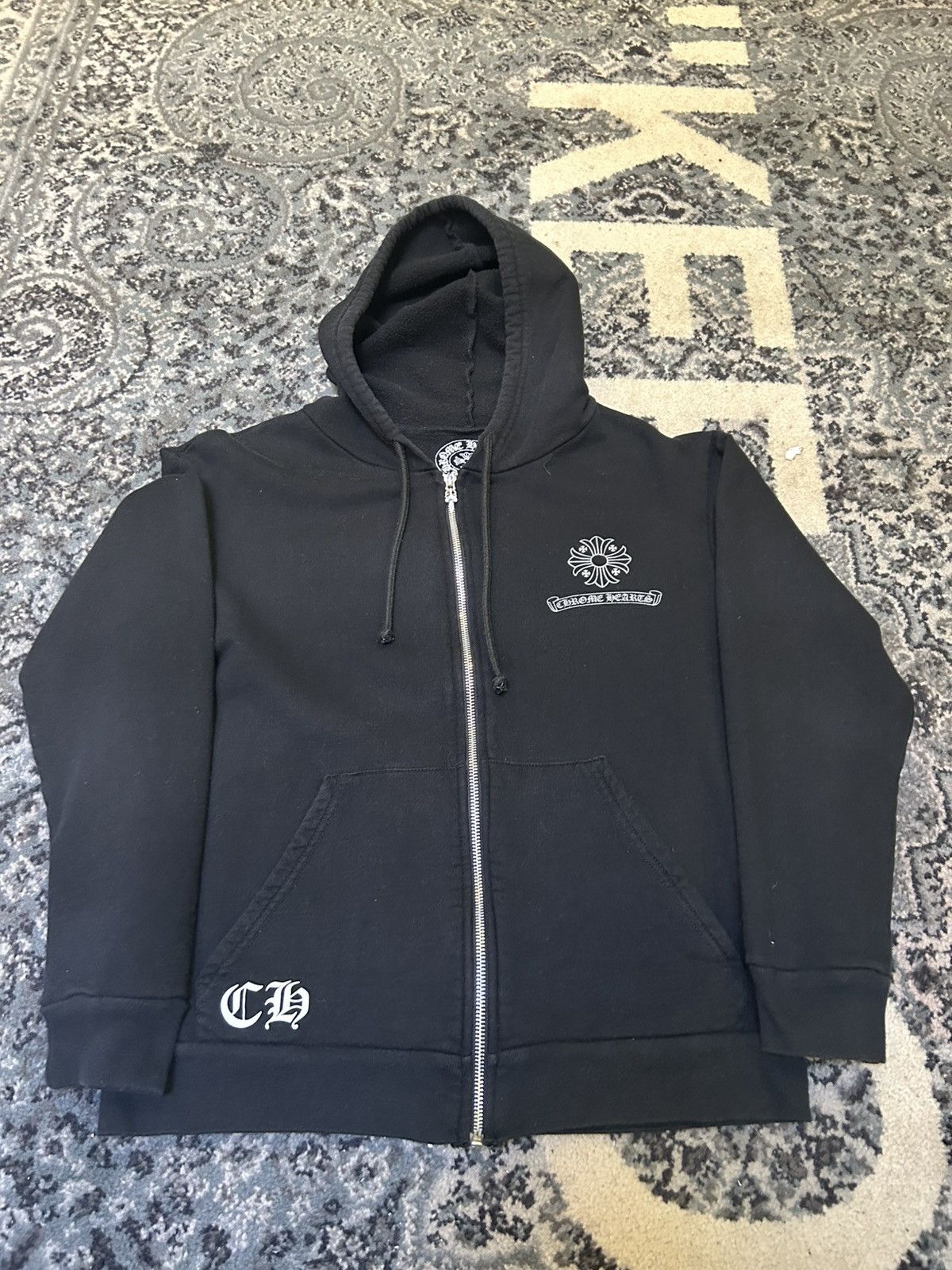 Chrome Hearts Chrome Heart Multiple Cross Zip Up | Grailed