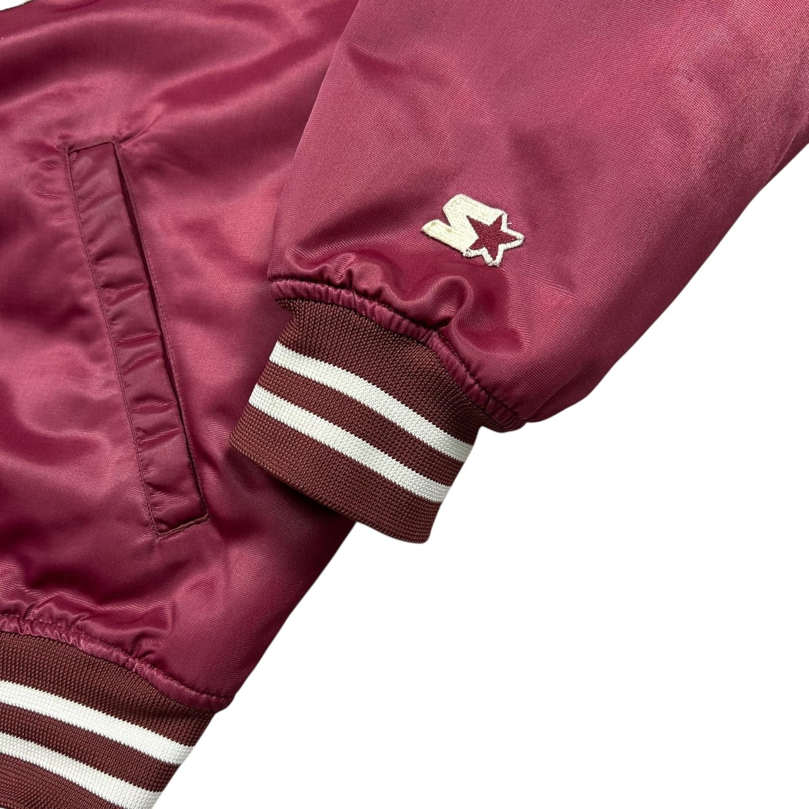 MLB VTG 90s PHILADELPHIA PHILLIES STARTER SATIN JACKET SPELL OUT Size US M / EU 48-50 / 2 - 6 Thumbnail