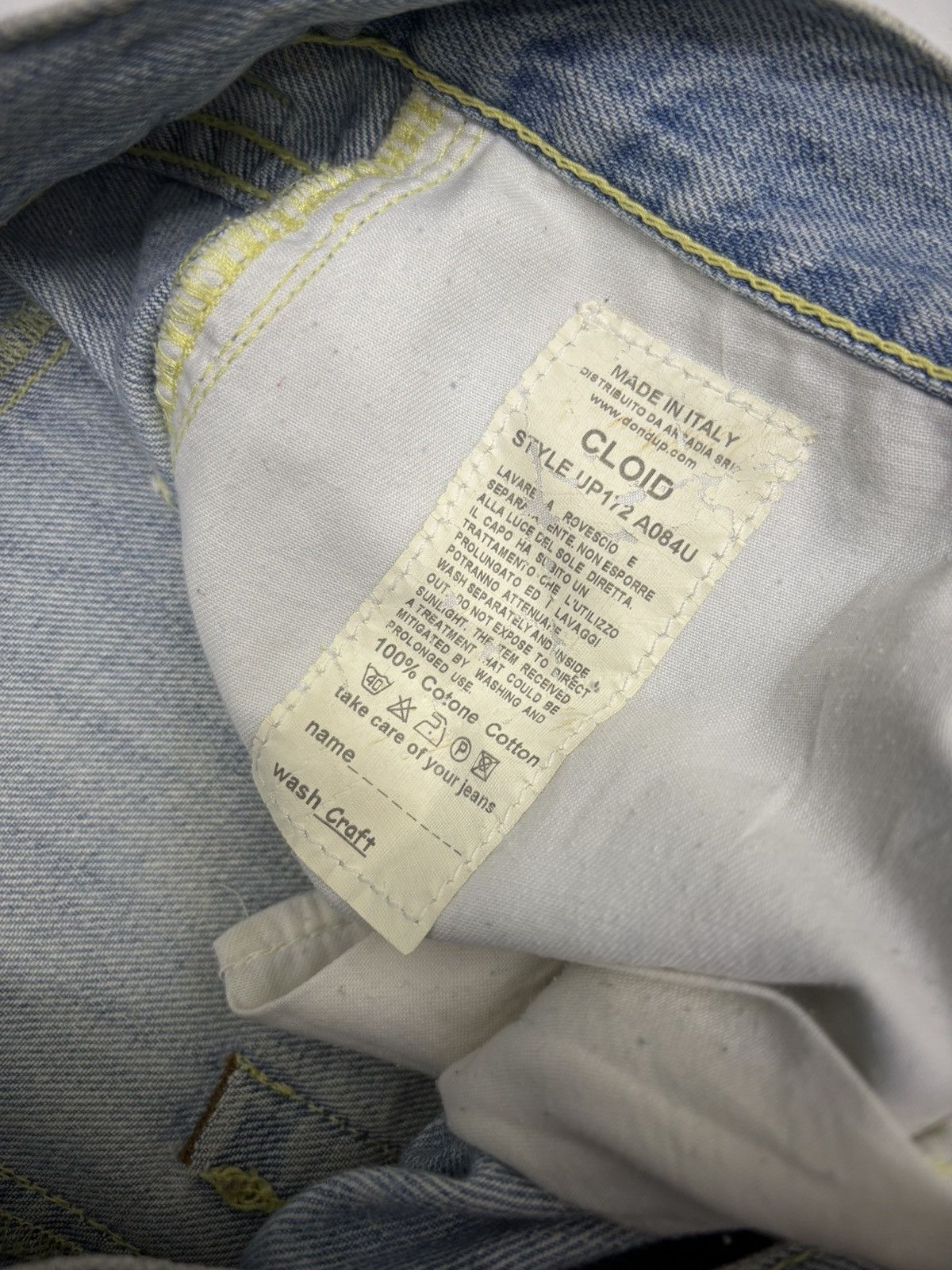 Dondup × If Six Was Nine × Japanese Brand Vintage Dondup Made in Italy Selvedge Denim Jeans Size US 34 / EU 50 - 12 Thumbnail