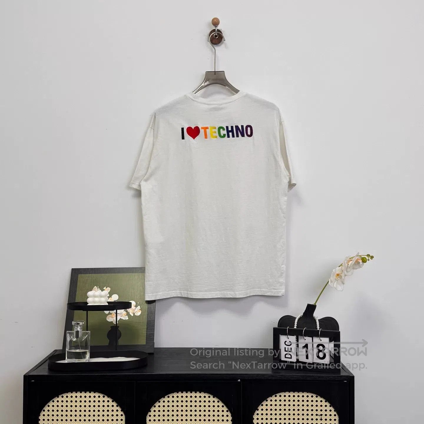 Balenciaga Balenciaga Techno Embroidered Short Sleeve T-Shirt. Size US XS / EU 42 / 0 - 2 Thumbnail