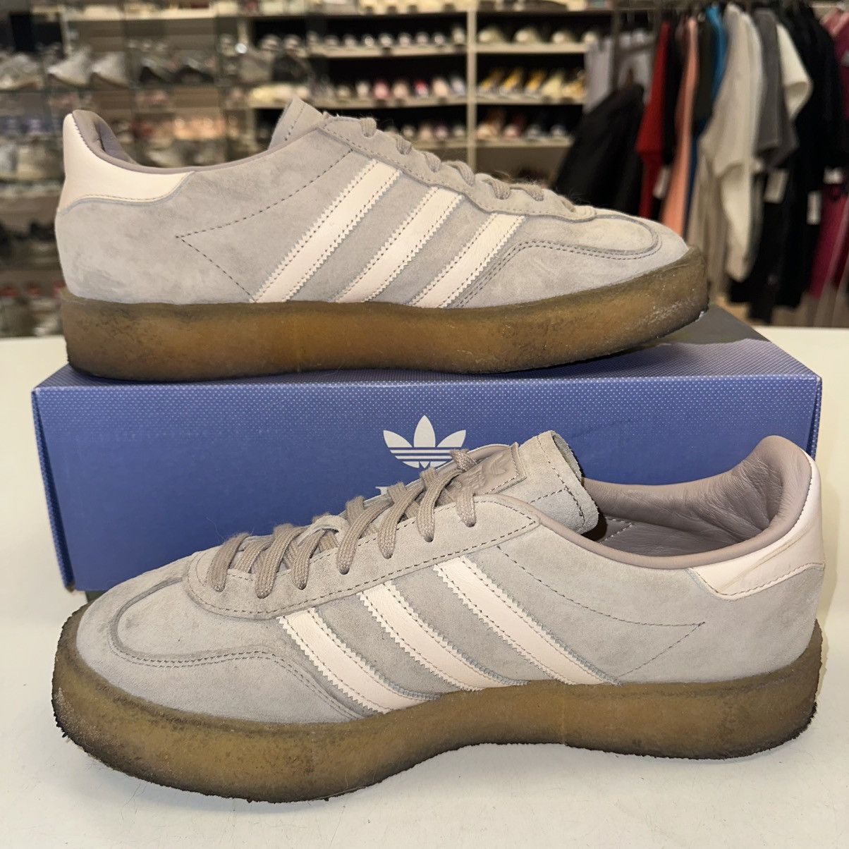 Adidas × Kith Size 10 - Adidas Gazelle Indoor KITH x Clarks Fieg [IH5691] Size US 10 / EU 43 - 2 Thumbnail