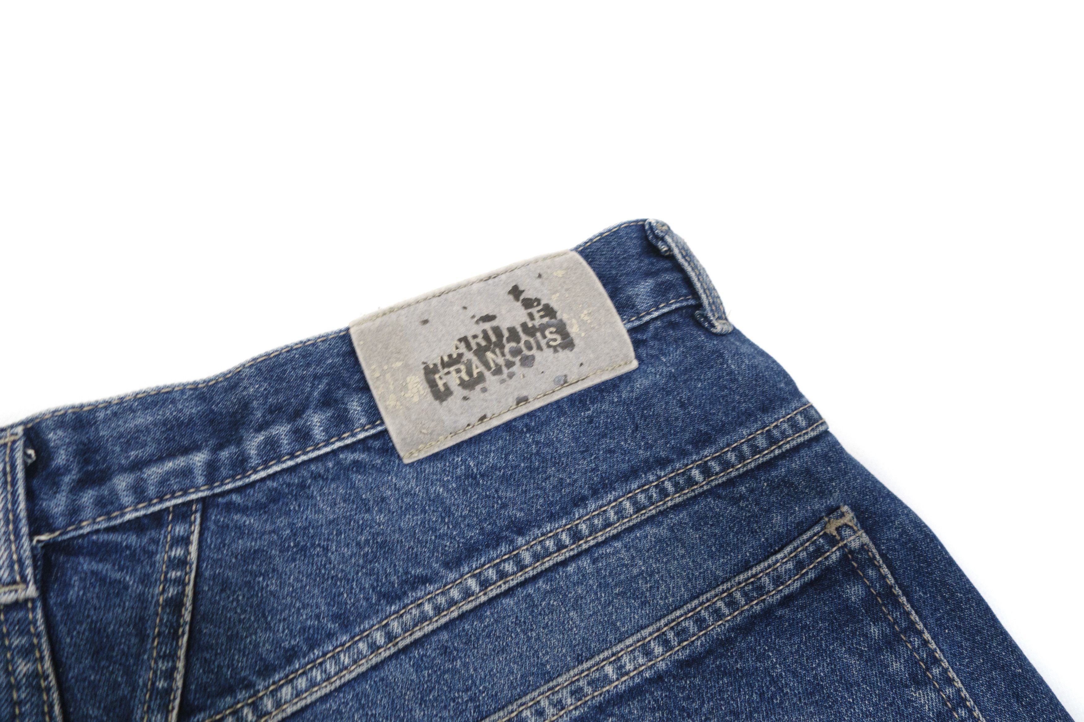 Marithe + Francois Girbaud Y2K Baggy X-Pocket Raw Hem Work Jeans 00s Vintage Size US 36 / EU 52 - 6 Thumbnail