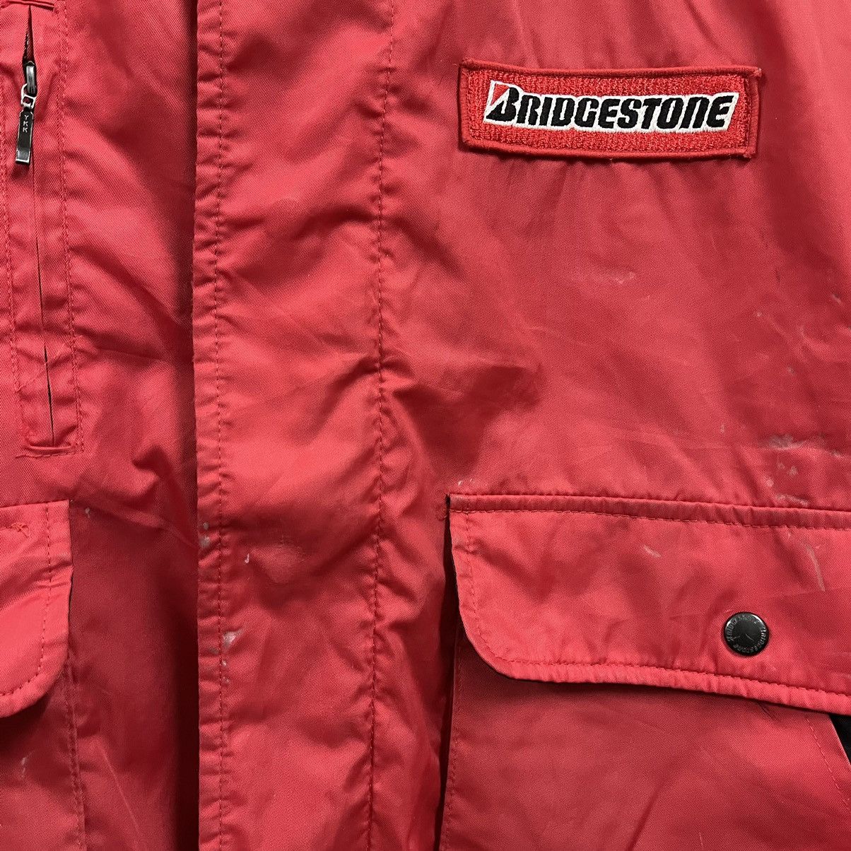 Vintage Vintage 90s BRIDGESTONE Jacket bomber Size US L / EU 52-54 / 3 - 9 Thumbnail