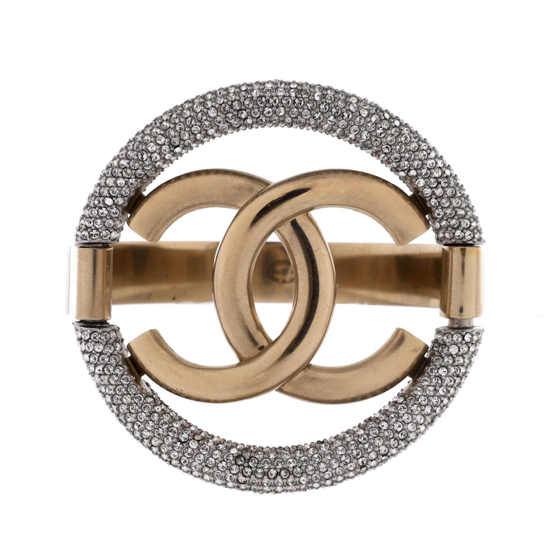 Chanel Circle CC Cutout Cuff Bracelet Size ONE SIZE - 1 Thumbnail