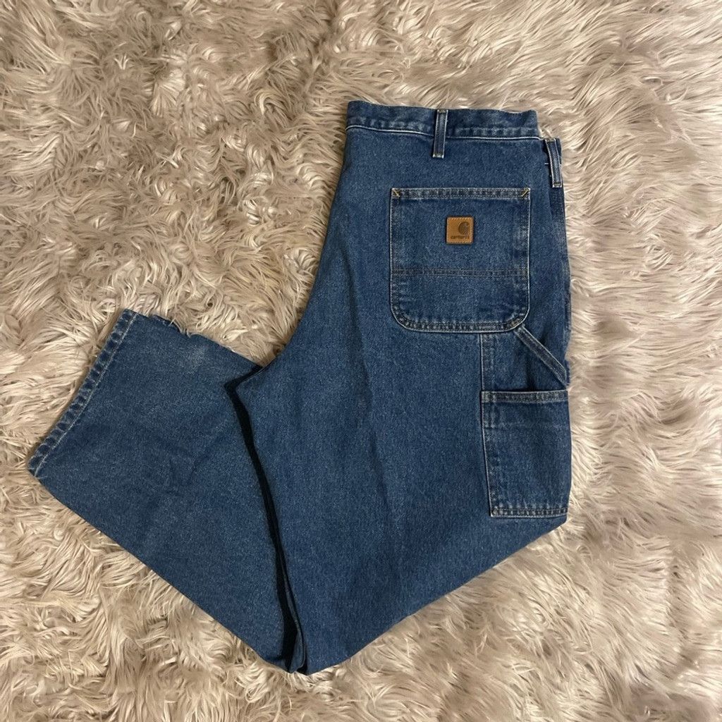 Carhartt Carhartt blue denim baggy jeans size 40x30 Size US 40 / EU 56 - 8 Thumbnail