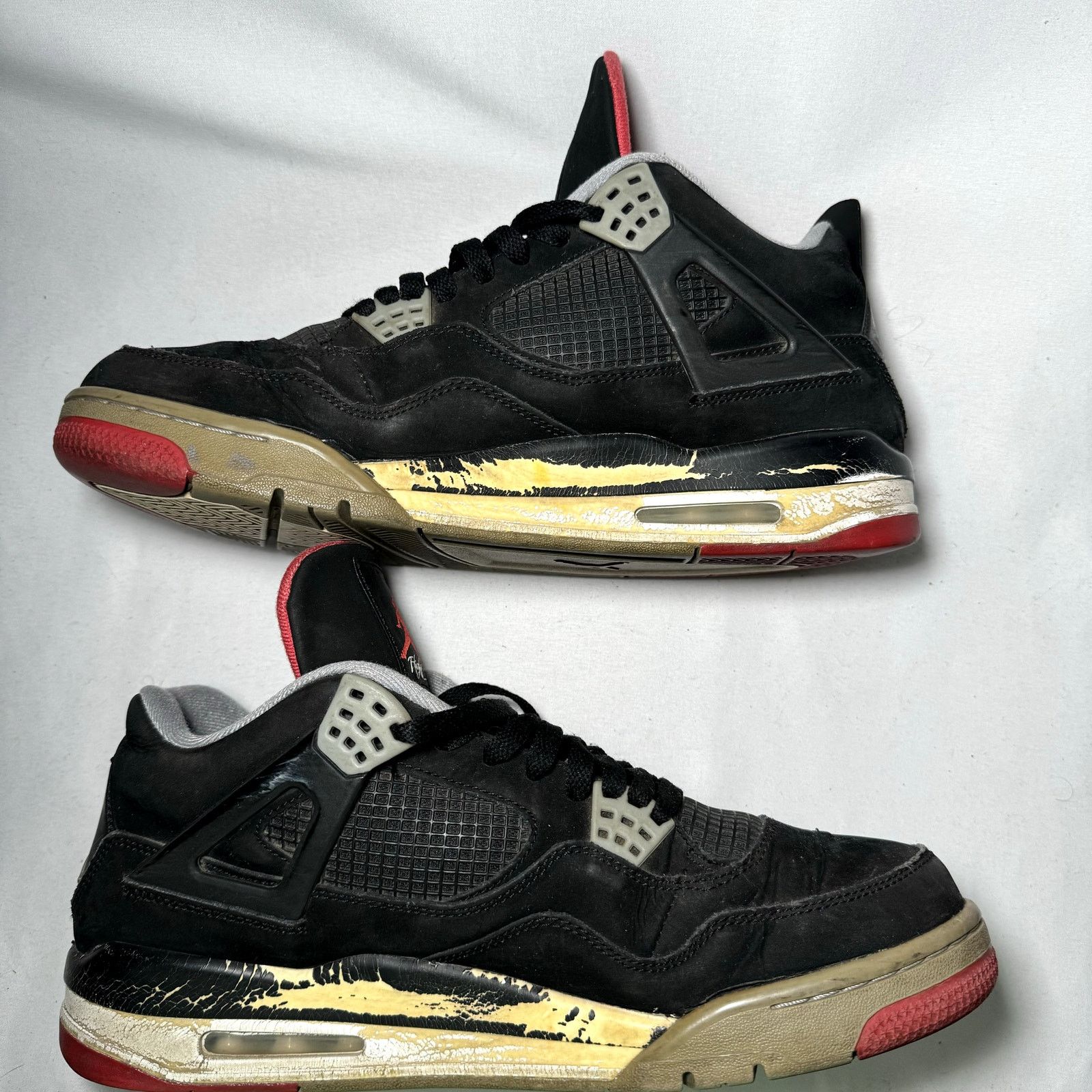 Jordan Brand × Nike Size 12 - Nike Air Jordan 4 Retro Bred 2012 Men's Shoes Size US 12 / EU 45 - 3 Thumbnail