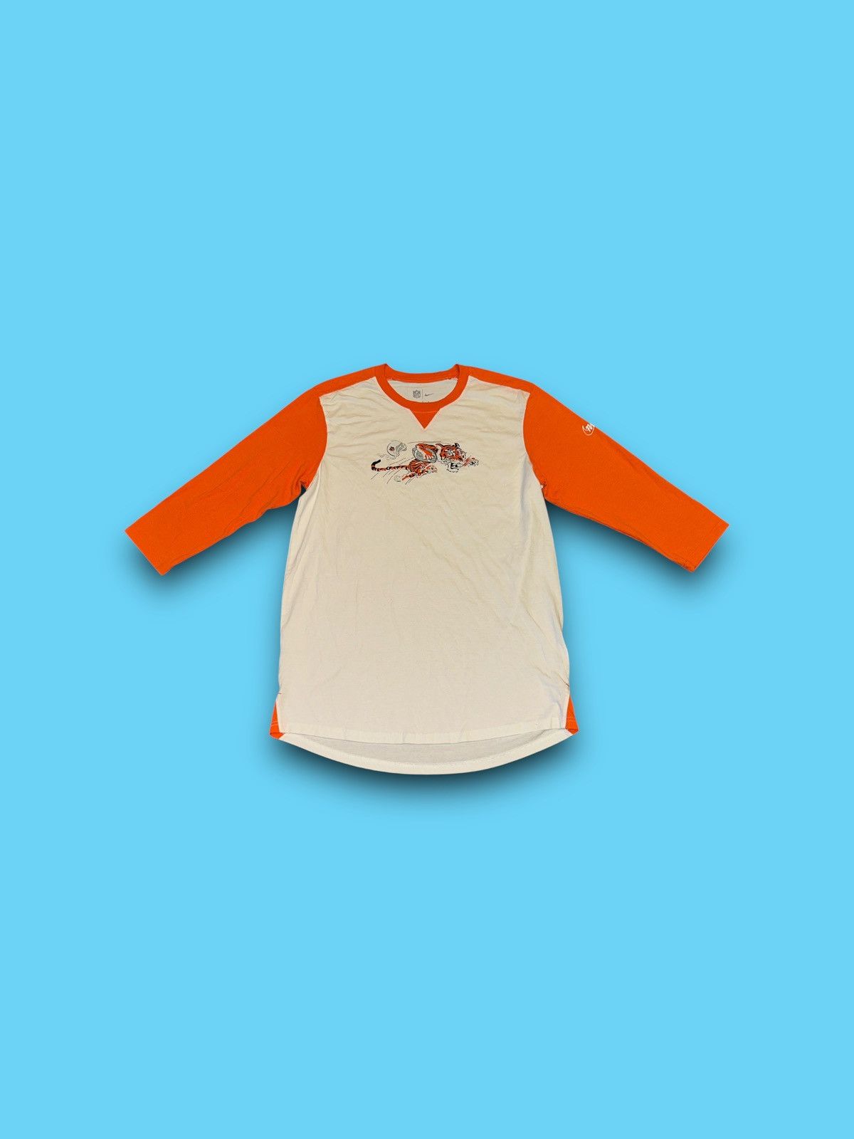 Nike Cincinnati Bengals NFL throwback logo Nike t-shirt large Size US L / EU 52-54 / 3 - 3 Thumbnail