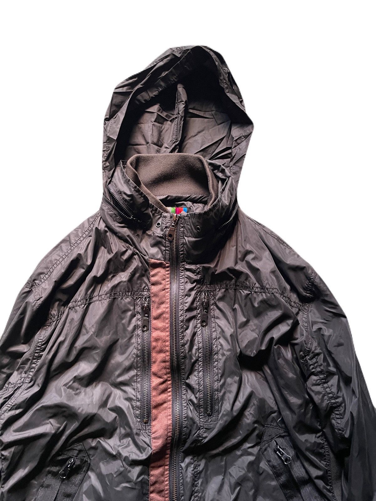 If Six Was Nine 2000s Japanese archive double layer multi zip hooded jacket Size US M / EU 48-50 / 2 - 6 Thumbnail