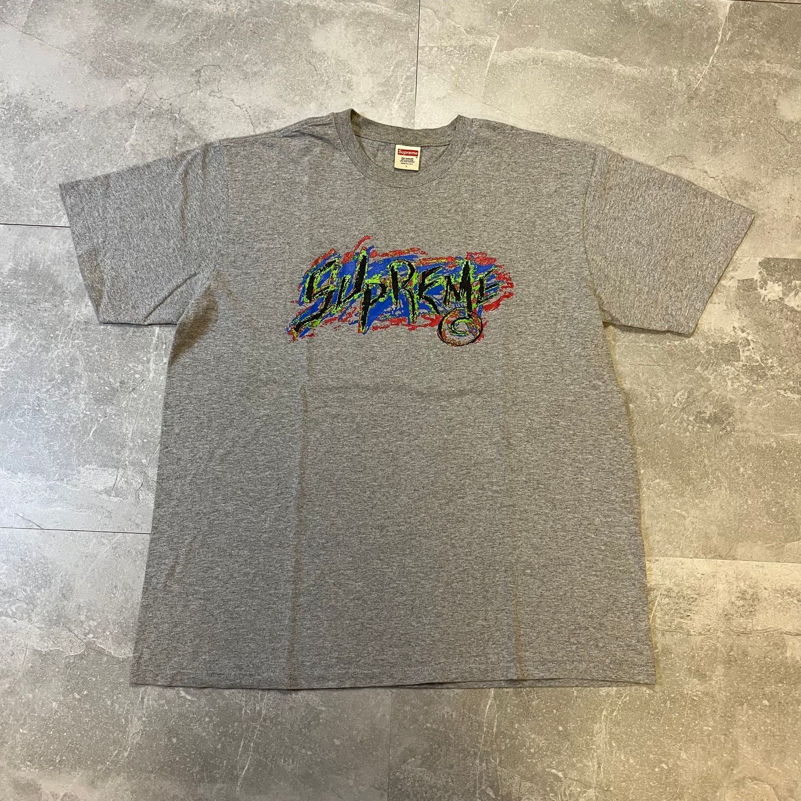 Supreme Supreme Motion Logo Tee Grey Size L | Grailed