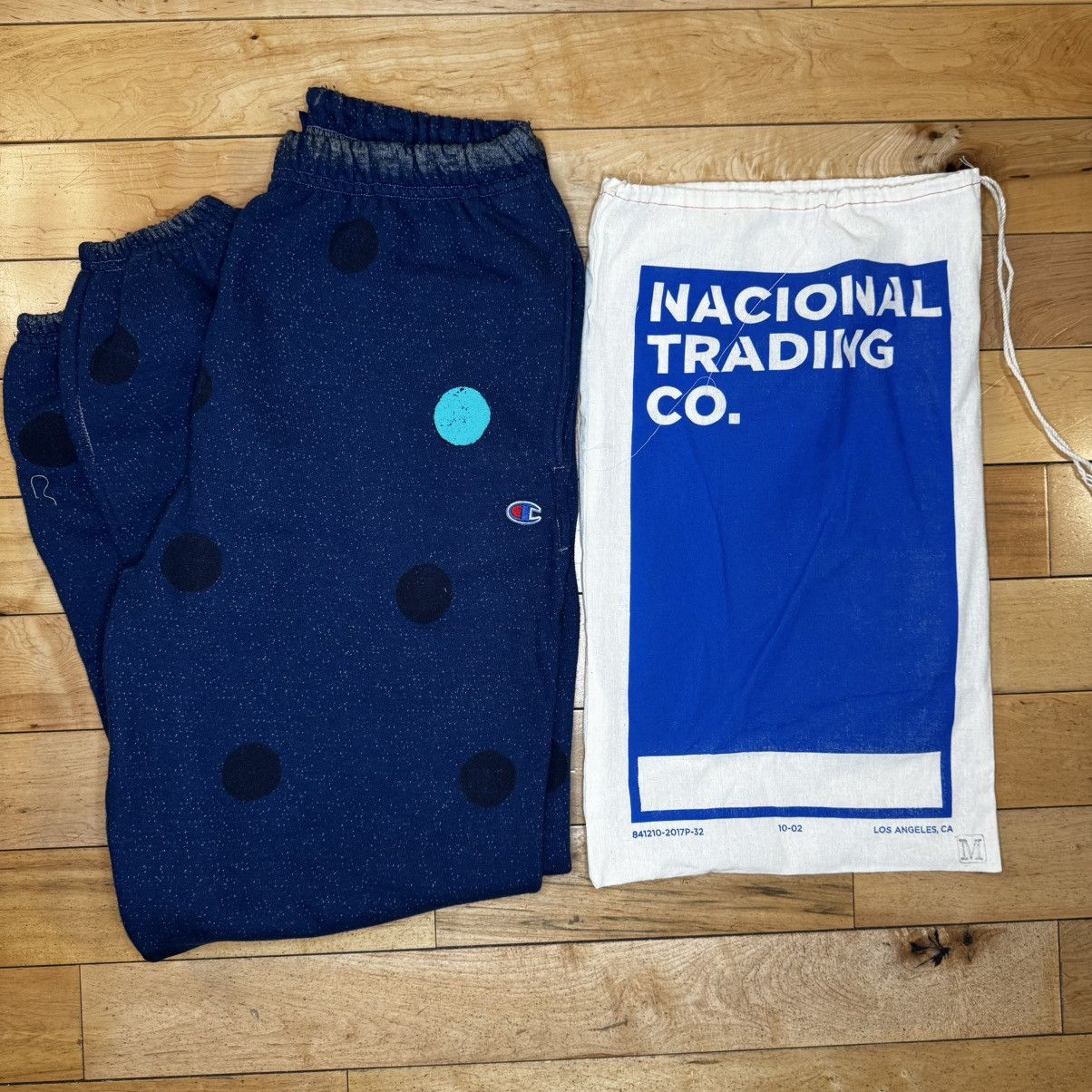 Champion Champion X The Dot Store Japan Polka Dot Sweatpants Sz M Size US 33 - 1 Thumbnail