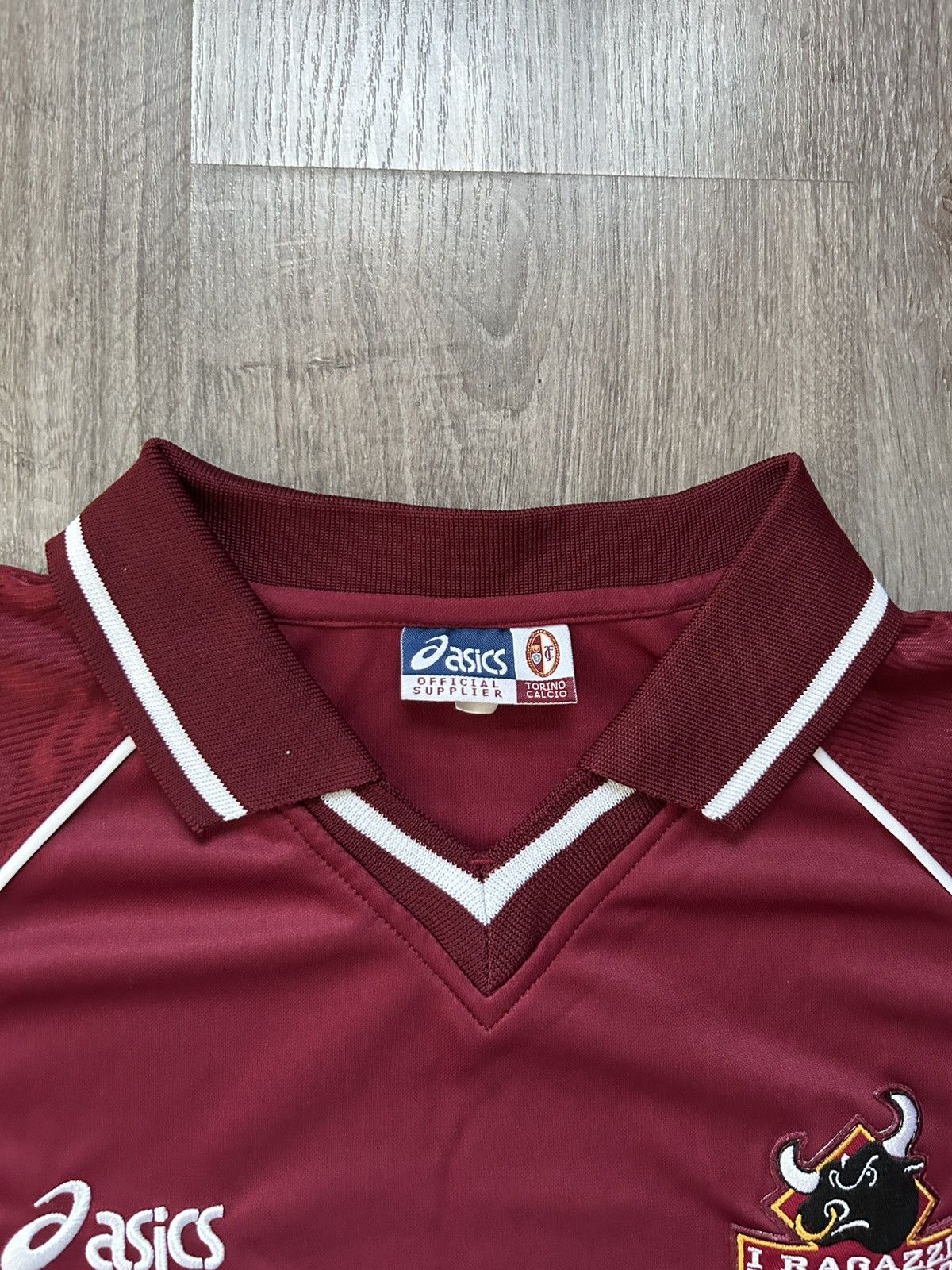 Asics Italian club Torino Calcio jersey Size US M / EU 48-50 / 2 - 2 Thumbnail