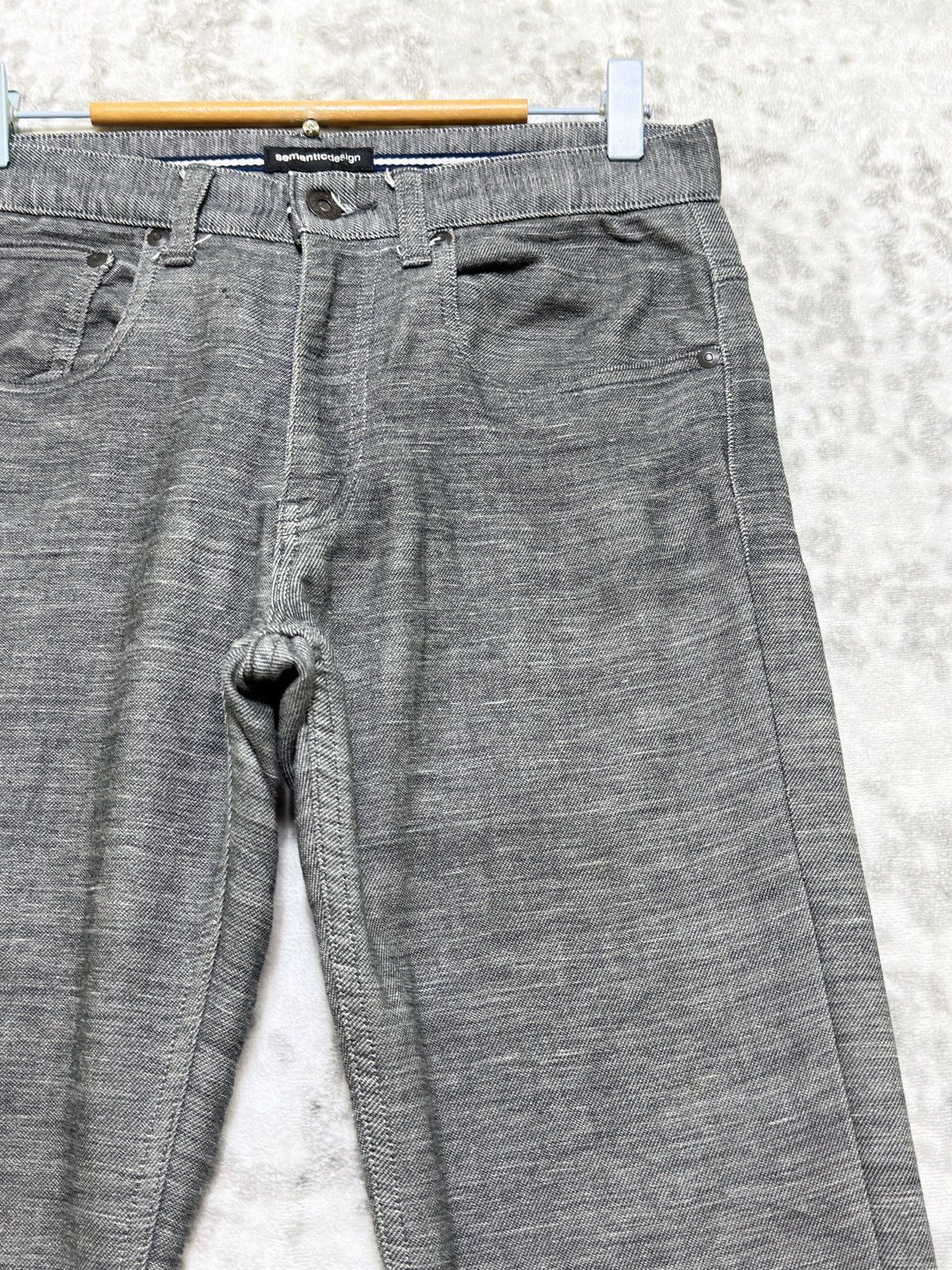 semanticdesign Semantic Design Slim Tapered Cinch Back Zip Pocket Pants Y2K Size US 29 - 5 Thumbnail