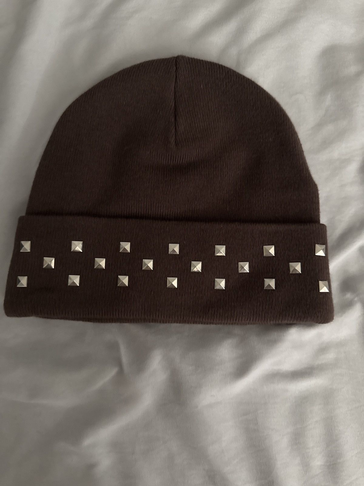 Palace Light Brown Palace Studded beanie Size ONE SIZE - 2 Thumbnail