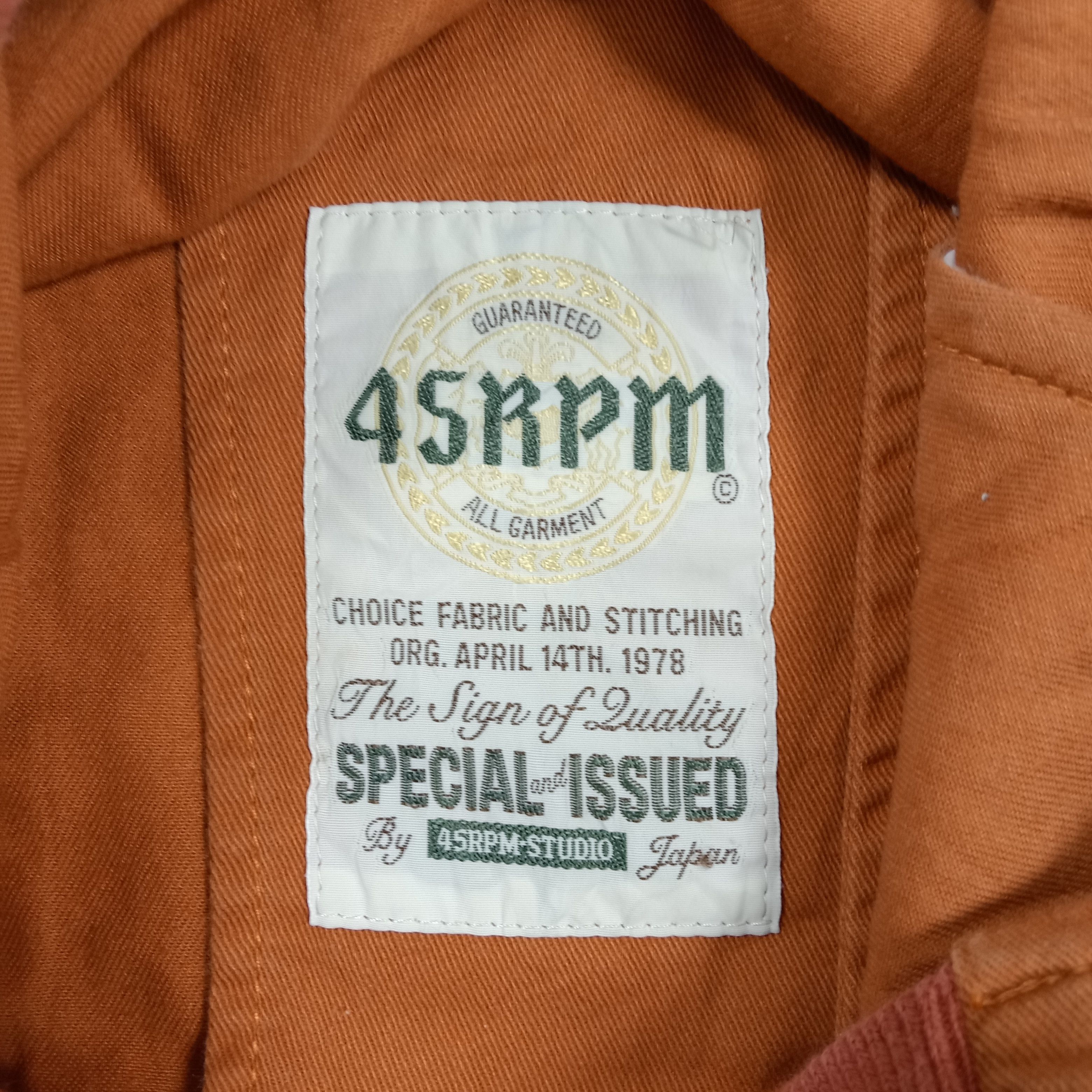 45rpm Rare 45rpm Studio Japanese Brand Varsity Jacket C288N8 Size US L / EU 52-54 / 3 - 2 Thumbnail