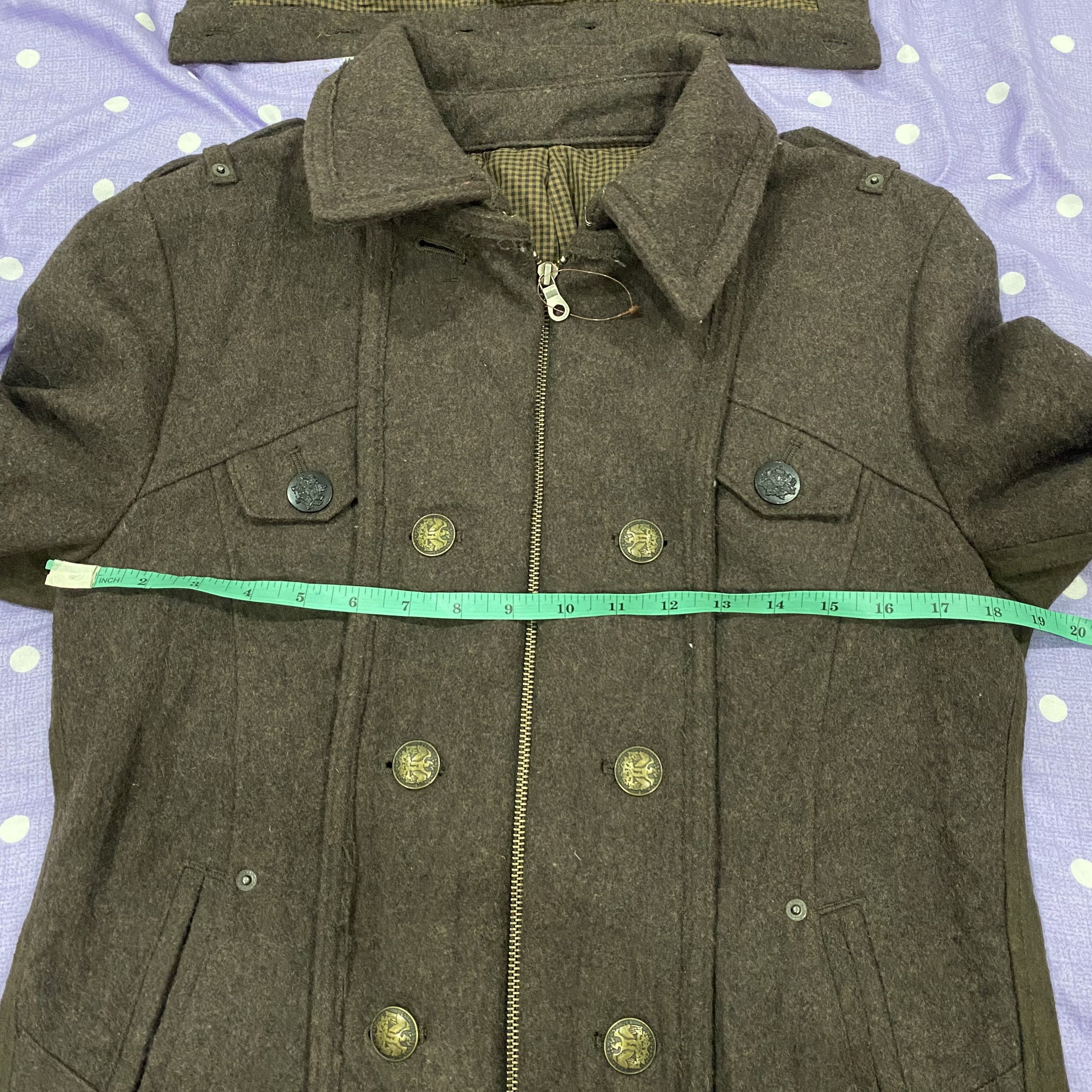 PPFM PPFM Wool Fur Jacket - Fit Size M Size US M / EU 48-50 / 2 - 16 Thumbnail