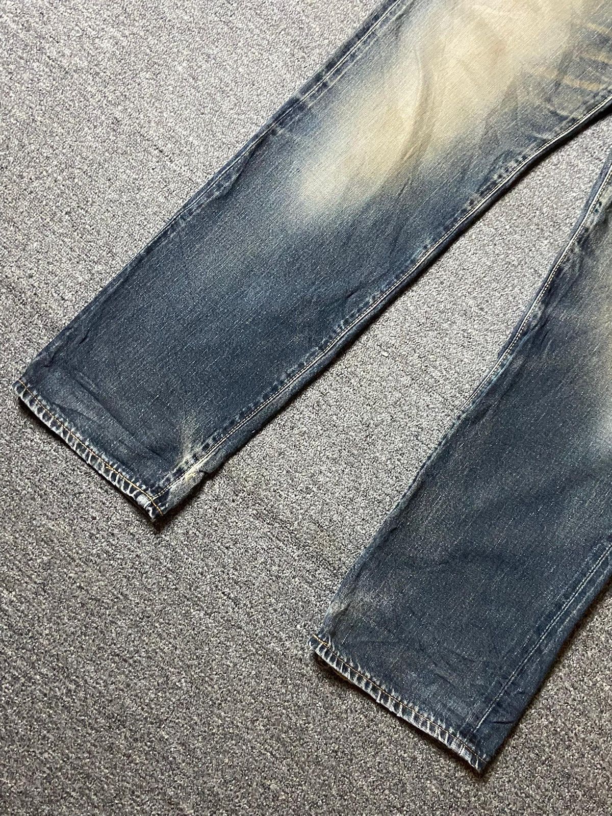 Edwin × Vintage Vintage EDWIN 505 Distressed Denim Jeans (122) Size US 32 / EU 48 - 9 Thumbnail