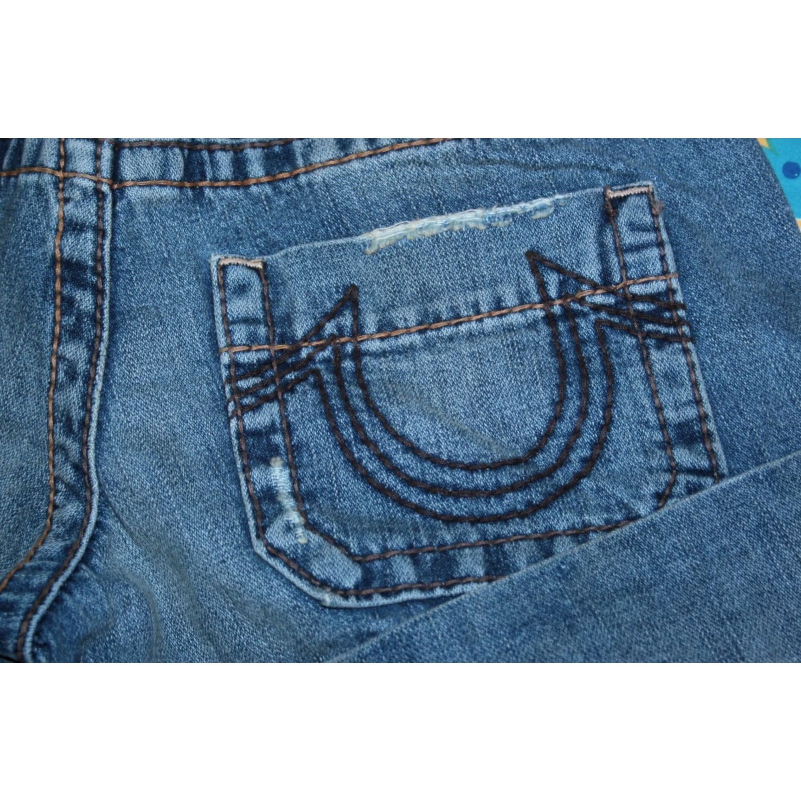 True Religion True Religion Jeans Sammy Shorts Denim Shorts 26 Blue Womens BNWT Size 26" / US 2 / IT 38 - 6 Thumbnail