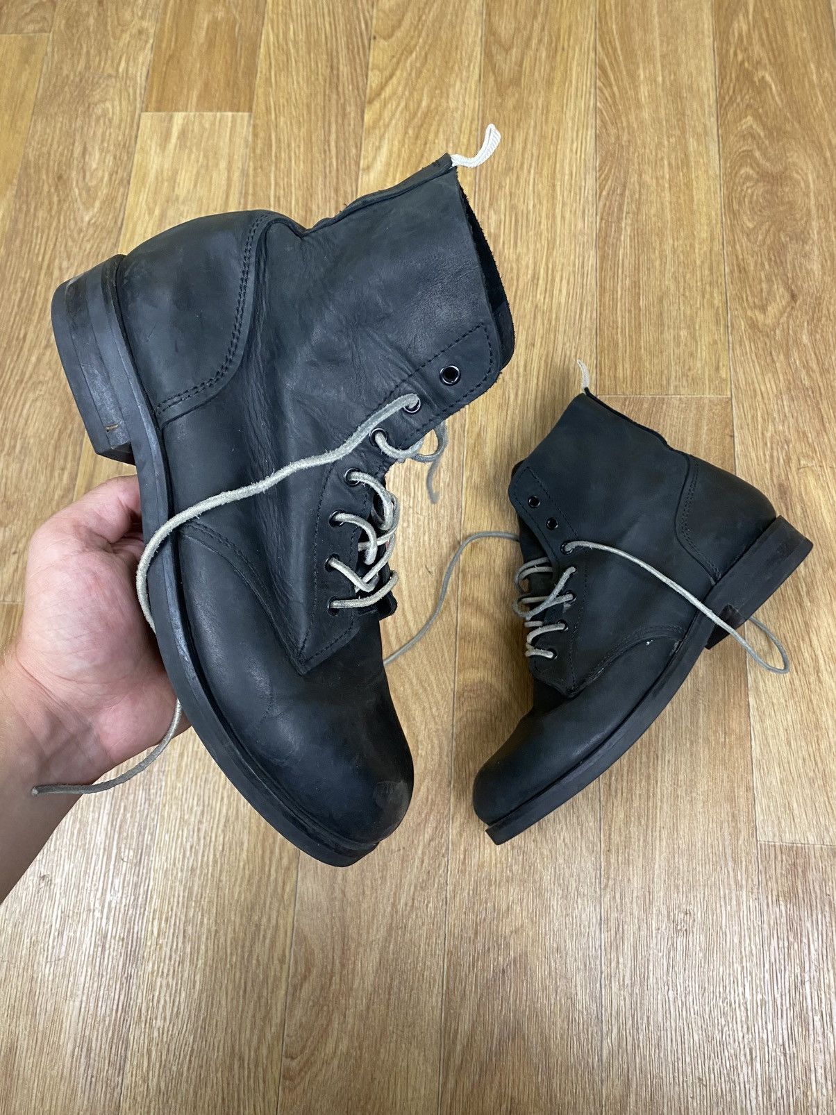Han Kjobenhavn Leather Avantgarde Boots Size: 42