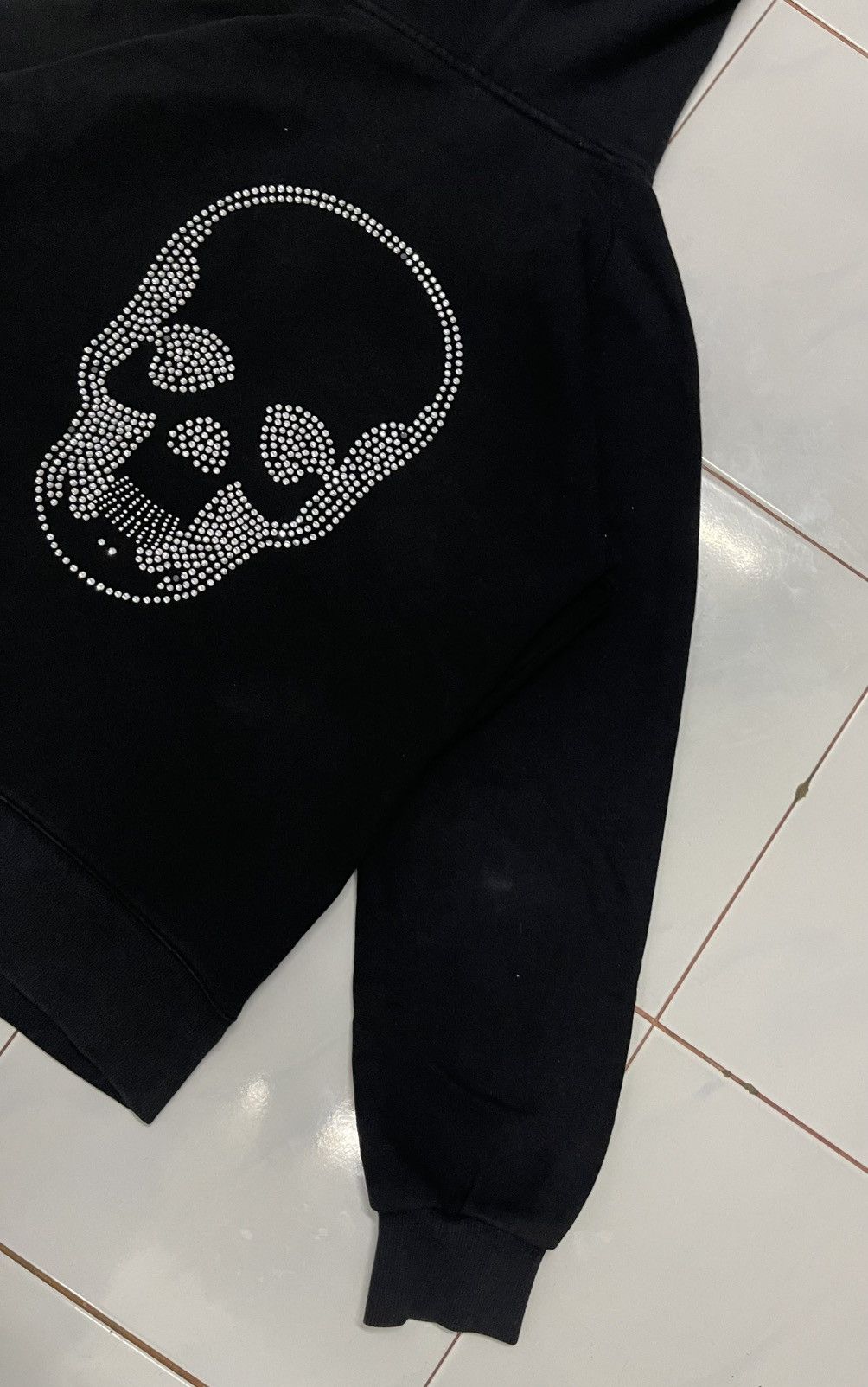 Lucien Pellat-Finet 2000s LUCIEN PELLAT FINET HOODIE ZIPPER SKULL DESIGN Size US M / EU 48-50 / 2 - 14 Thumbnail