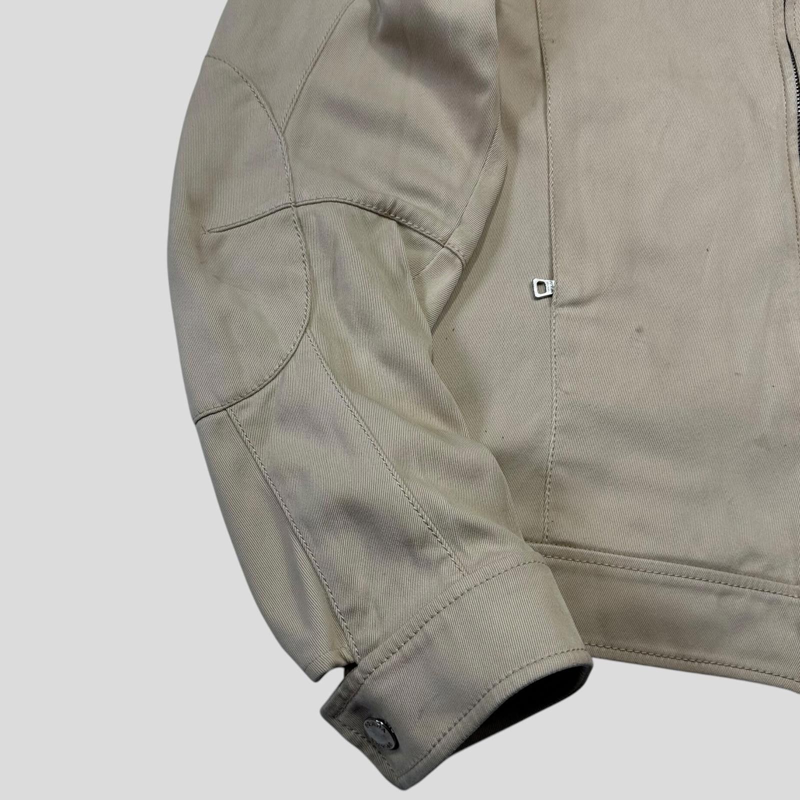 Prada Prada Sport SS01 Articulated Cotton Reinforced Moto Jacket M Size US M / EU 48-50 / 2 - 5 Thumbnail