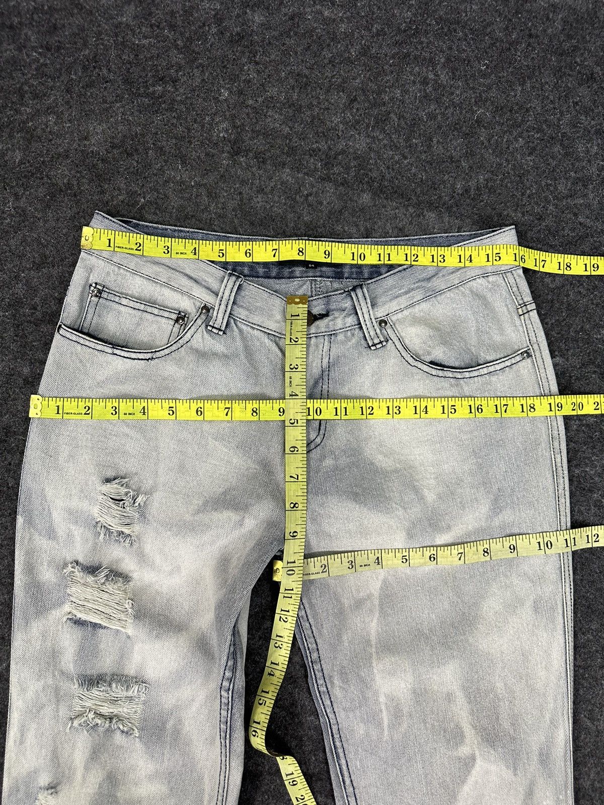 If Six Was Nine Vintage Zerosail Rock Punk Flare Denim D716 Size US 32 / EU 48 - 7 Thumbnail
