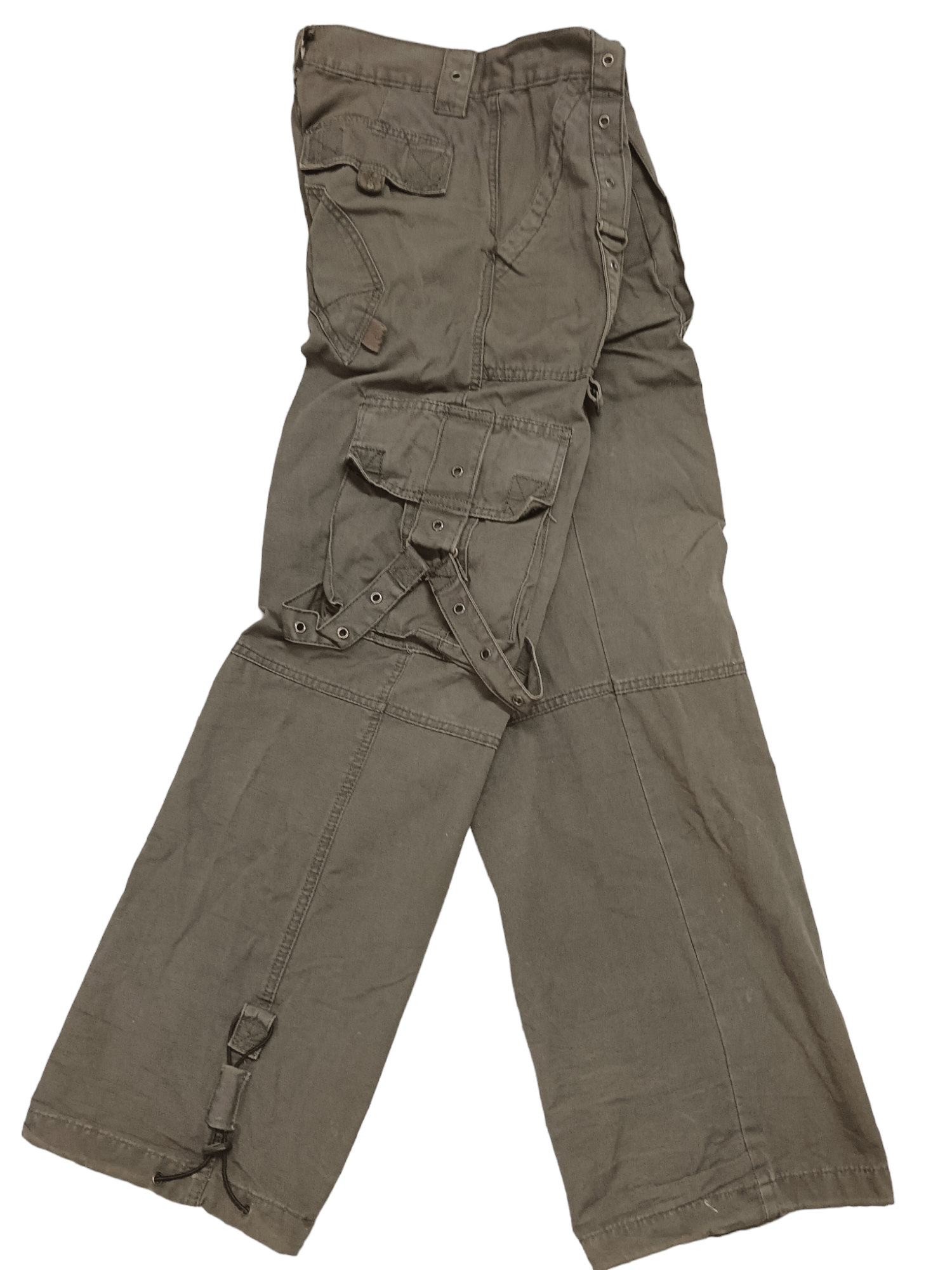 GOA Jefferson GOA Style Military Bondage Cargo Pants Size US 29 - 5 Thumbnail