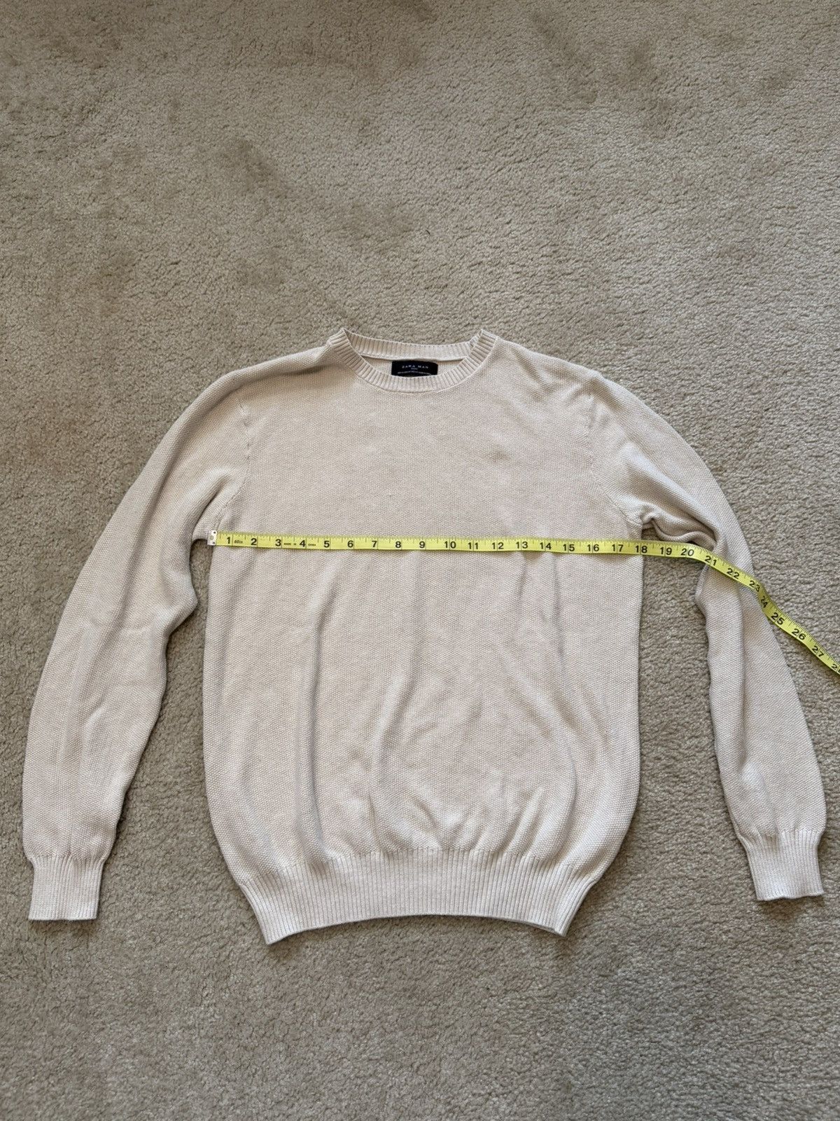 Zara Zara Man Basic Crewneck Sweater Size Medium Size US M / EU 48-50 / 2 - 3 Thumbnail