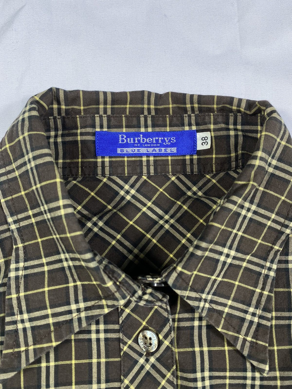 Burberry BURBERRYS CLASIC LOGO PLAID BUTTON DOWN SHIRT Size US S / EU 44-46 / 1 - 4 Thumbnail
