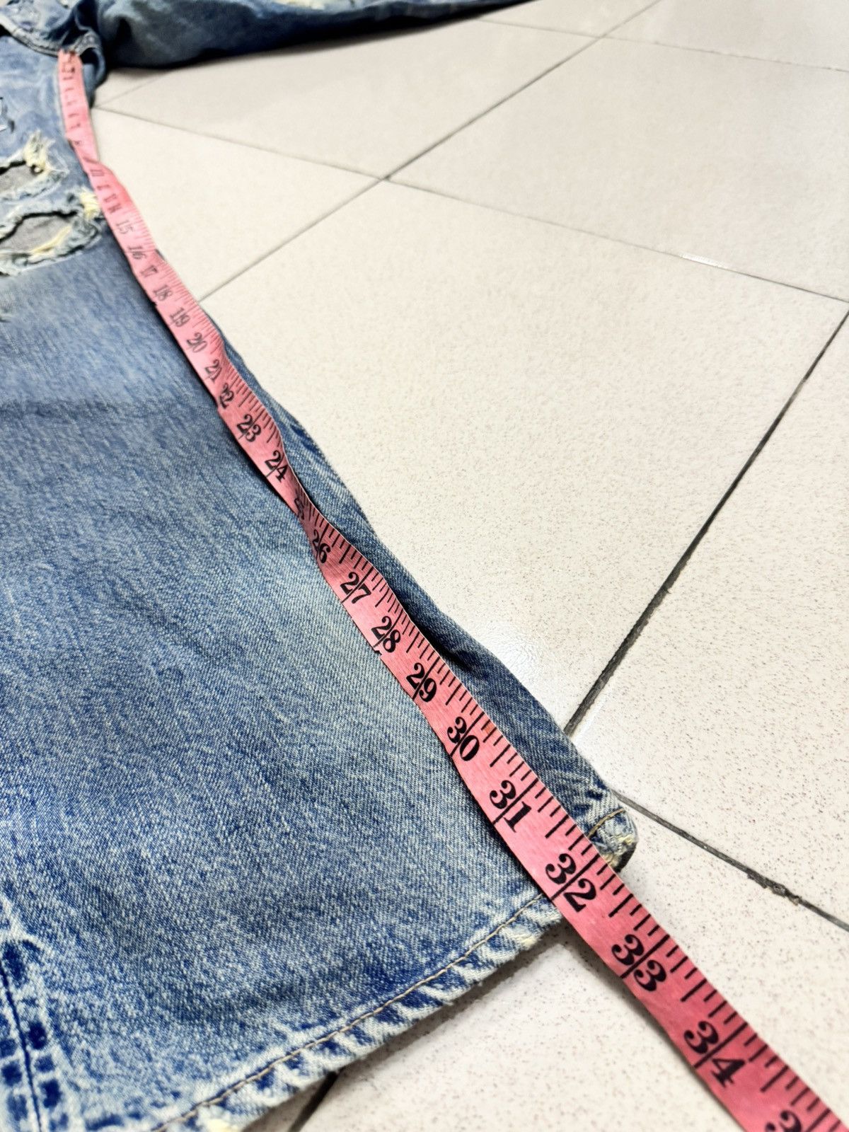 Hysteric Glamour HYSTERIC GLAMOUR DESTROYED JEANS SIZE 30 Size US 30 / EU 46 - 10 Thumbnail
