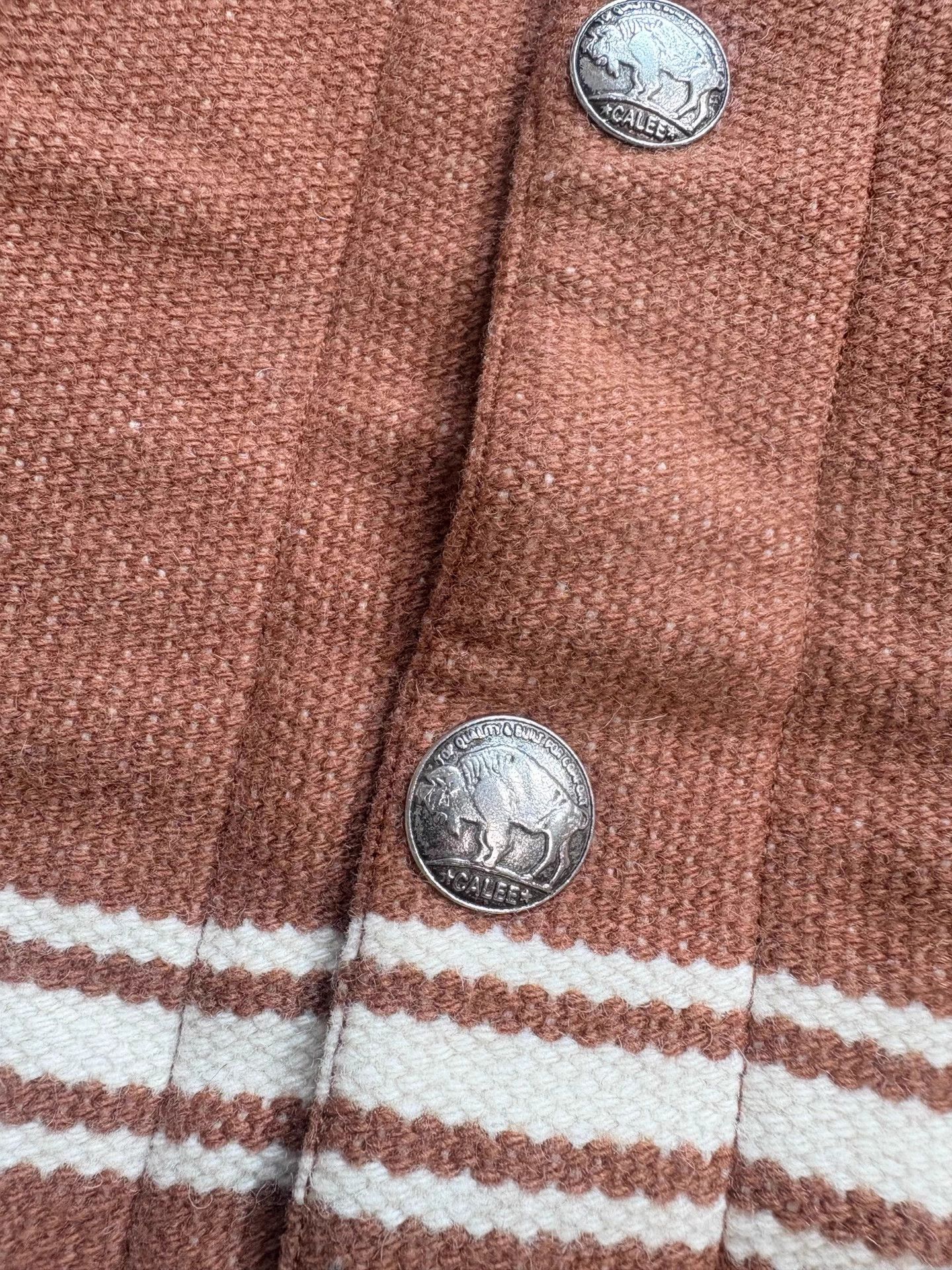 Other Calee Carpet Cloth Silver Button Leather Collar S JPN 95New Size US S / EU 44-46 / 1 - 6 Thumbnail