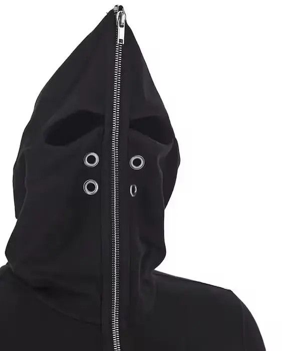 Japanese Brand × Vintage Over Size Zip Up Mask Hoodie Size US L / EU 52-54 / 3 - 5 Thumbnail