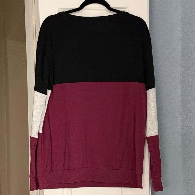 Other Relaxed Fit Long-Sleeve Colorblock Top Size L / US 10 / IT 46 - 4 Thumbnail