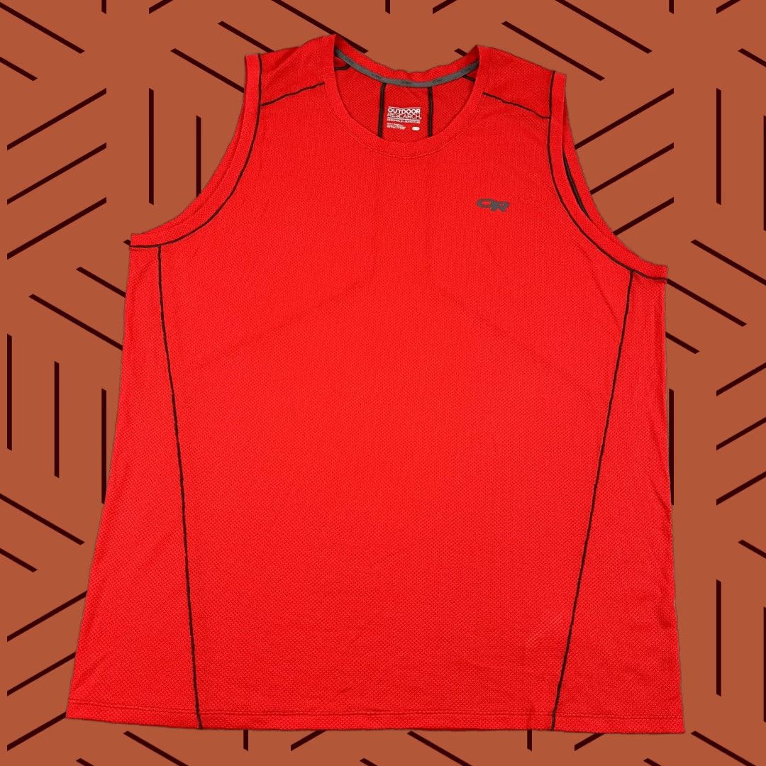 Outdoor Research OUTDOOR RESEARCH Shirt Mens 2XL XXL Red Tank Top Sleeveless Gauge Hiking Outdoor Size US XXL / EU 58 / 5 - 1 Thumbnail