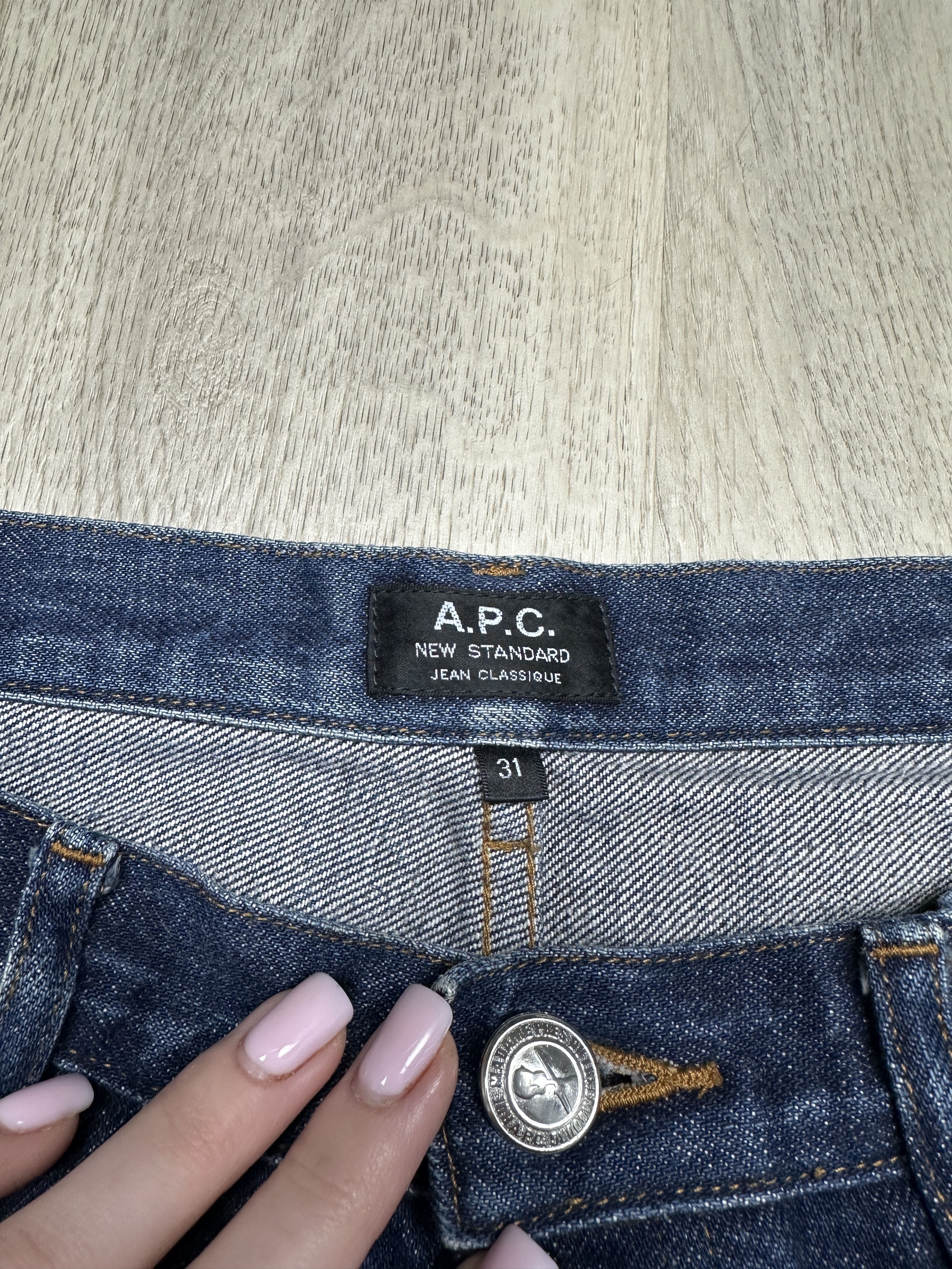 A.P.C. A.P.C. Rue Madame Paris Salvage Denim Pants Jeans Size US 31 - 3 Thumbnail