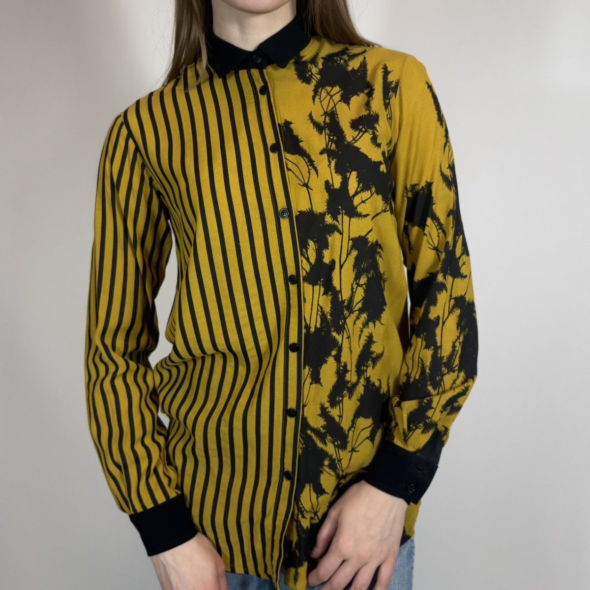 Japanese Brand Vintage Y2K Isabel De Pedro Luxury Abstract Japanese Shirt Size S / US 4 / IT 40 - 1 Thumbnail
