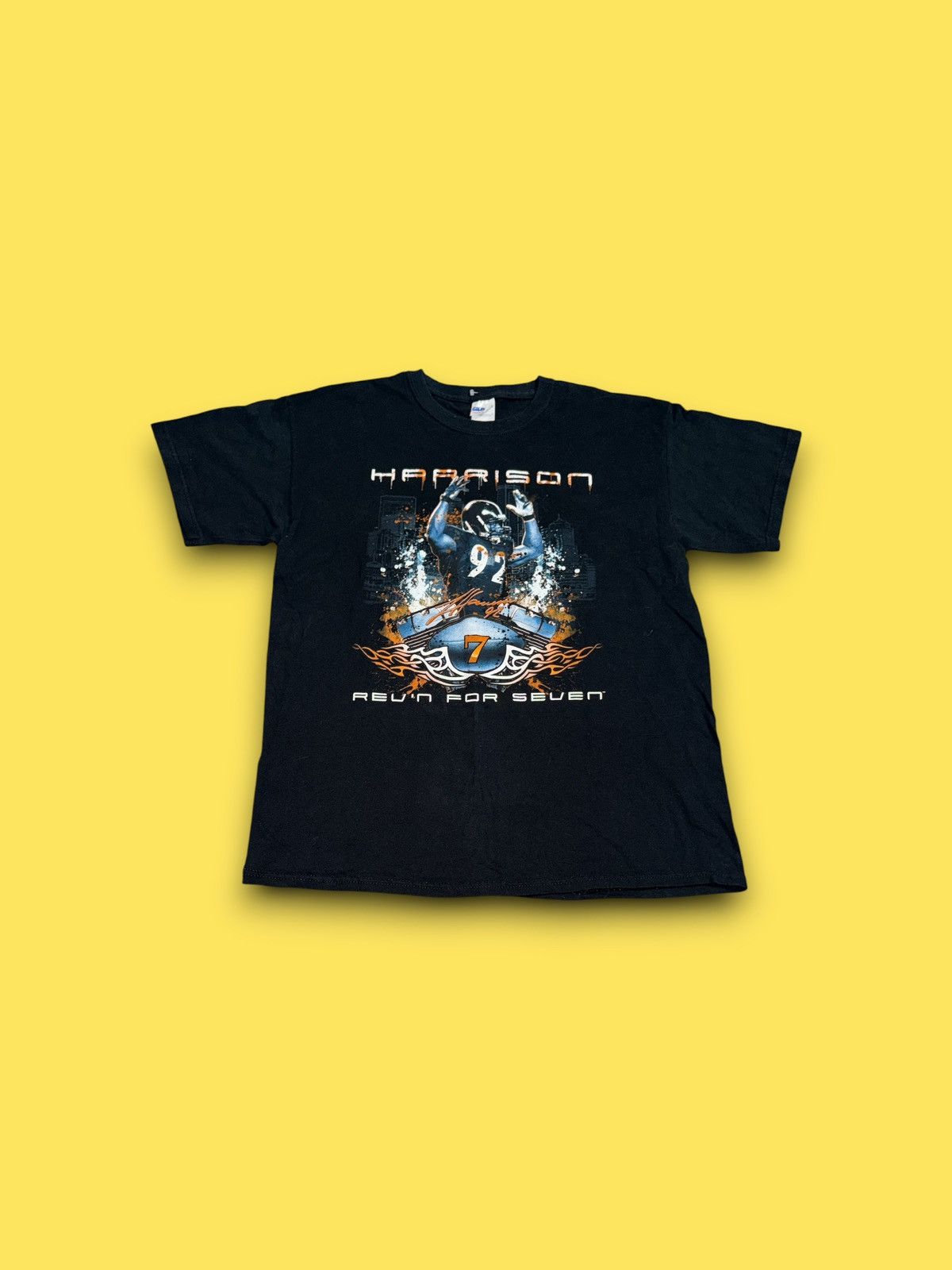 NFL Pittsburgh Steelers James Harrison rev’n for seven t-shirt Size US L / EU 52-54 / 3 - 1 Thumbnail