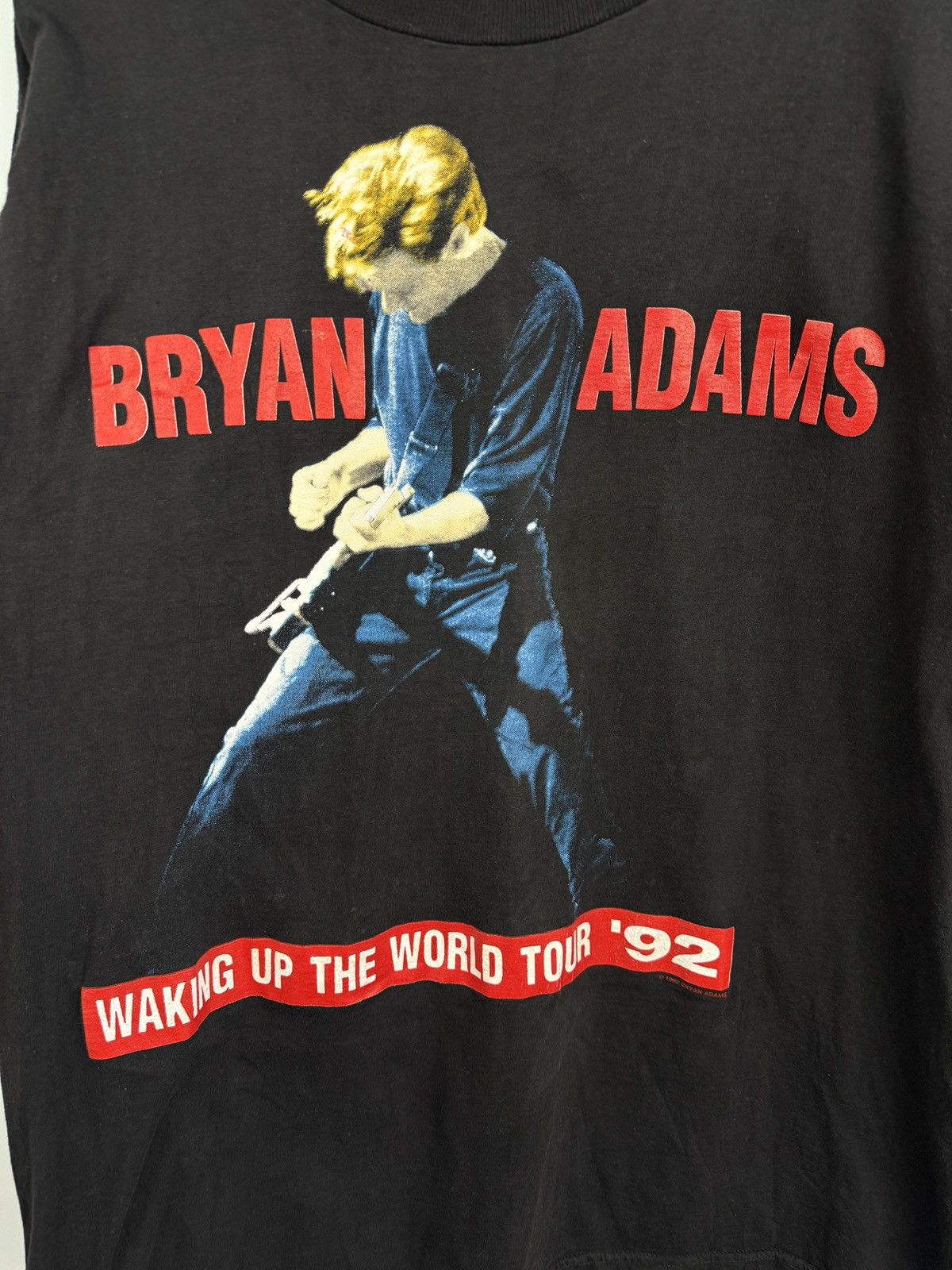 Band Tees 🇨🇦 Vintage 1992 Bryan Adams Waking Up The World Tour Tee Size US L / EU 52-54 / 3 - 5 Thumbnail