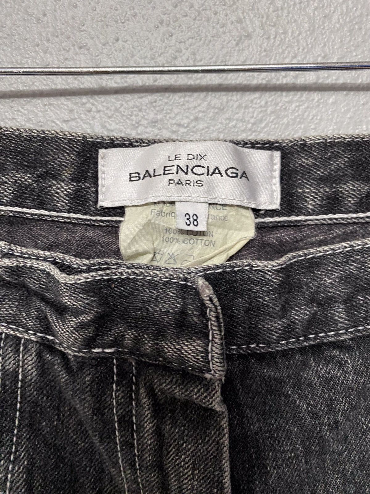 Balenciaga Balenciaga Le Dix Paris bondage jeans (s3) Size 27" / US 4 / IT 40 - 6 Thumbnail