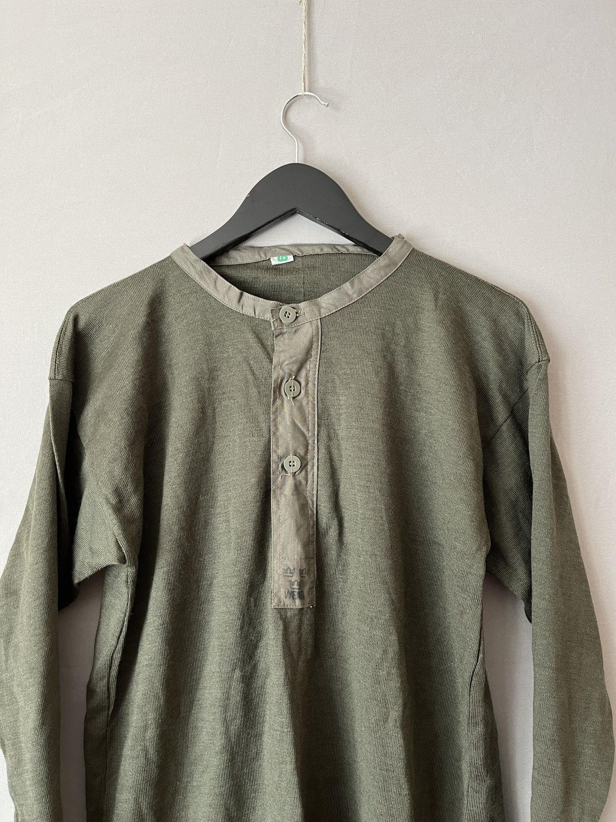 K-Swiss 1940s Swiss Army Thermo Shirt Sweater Deadstok Size US XL / EU 56 / 4 - 4 Thumbnail