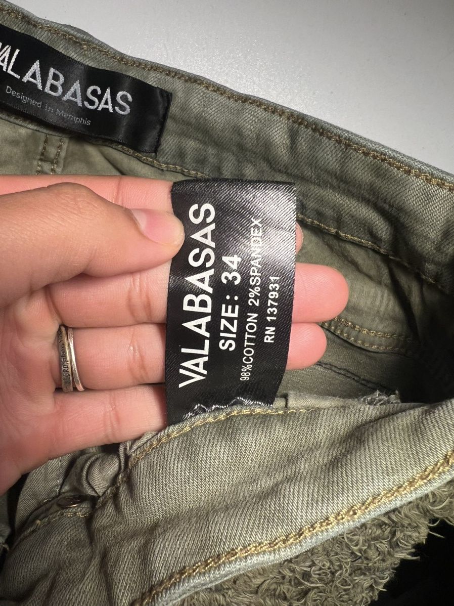 Valabasas Valabasas green “furry” Jean Size US 34 / EU 50 - 5 Thumbnail