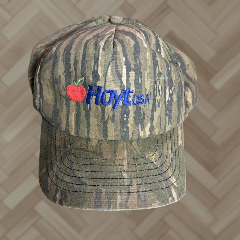 Apple VTG Camo HaT Trucker Cap Hat USA Apple Archery Bow Hunting Baseball Snapback Adjustable Multi-Color Size ONE SIZE - 1 Thumbnail